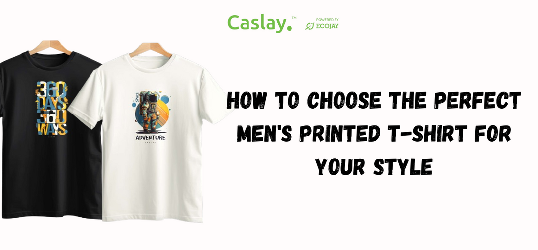 men’s printed T-shirt