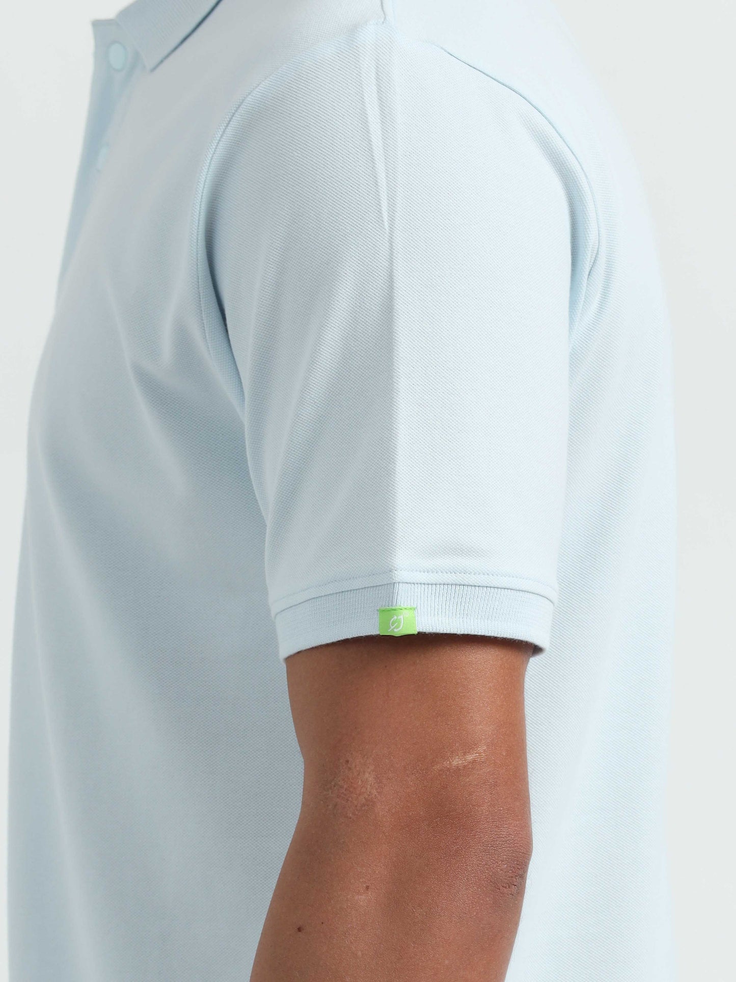 Mens Light Blue Polo T-Shirt