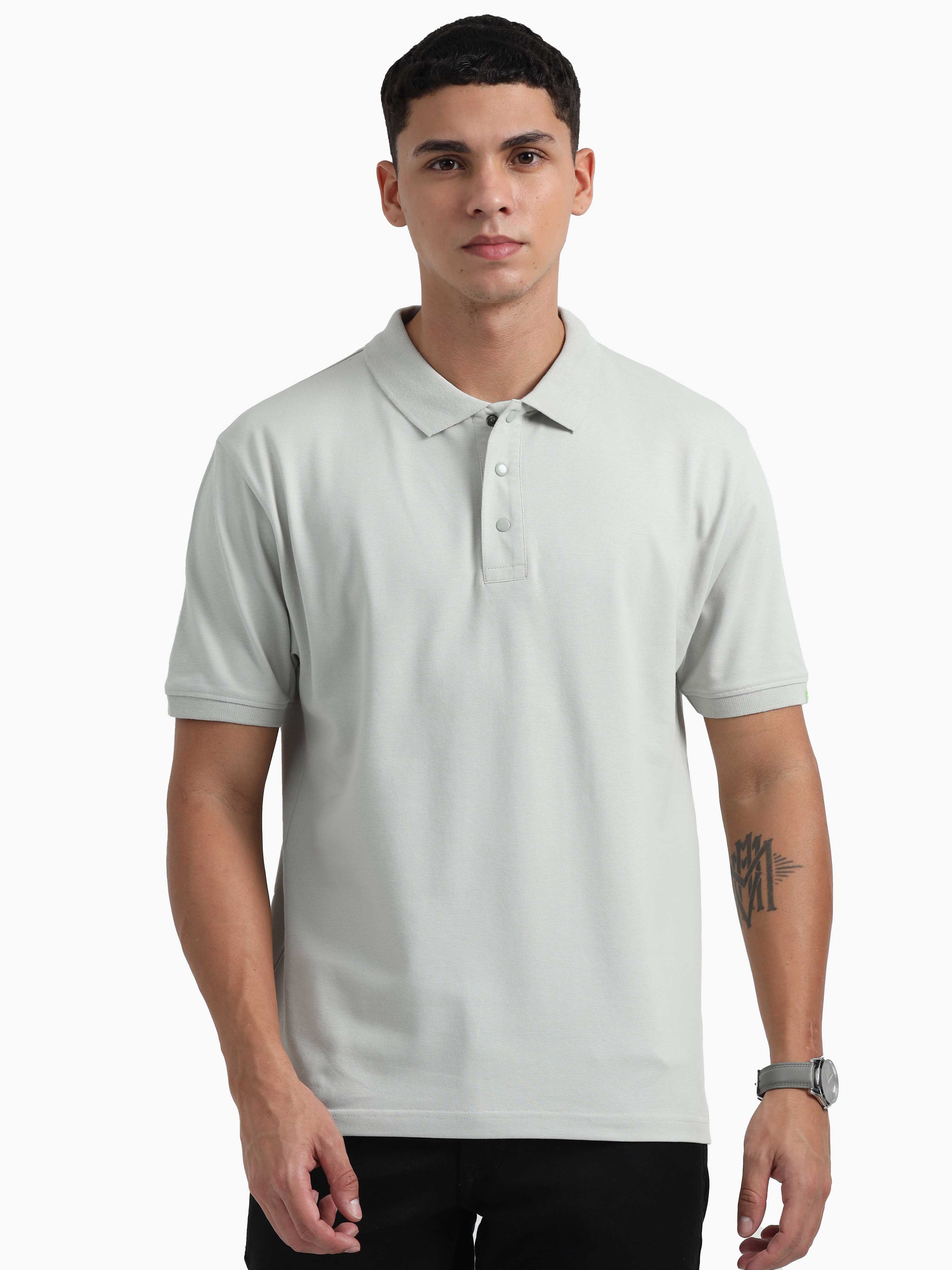 Organic Polo - Stom Grey