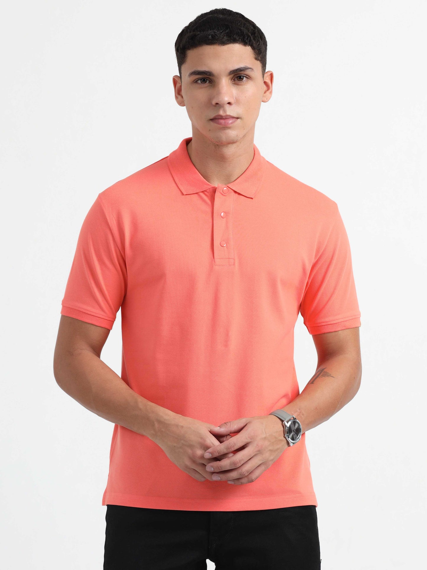 Orange Polo T-Shirt for Men