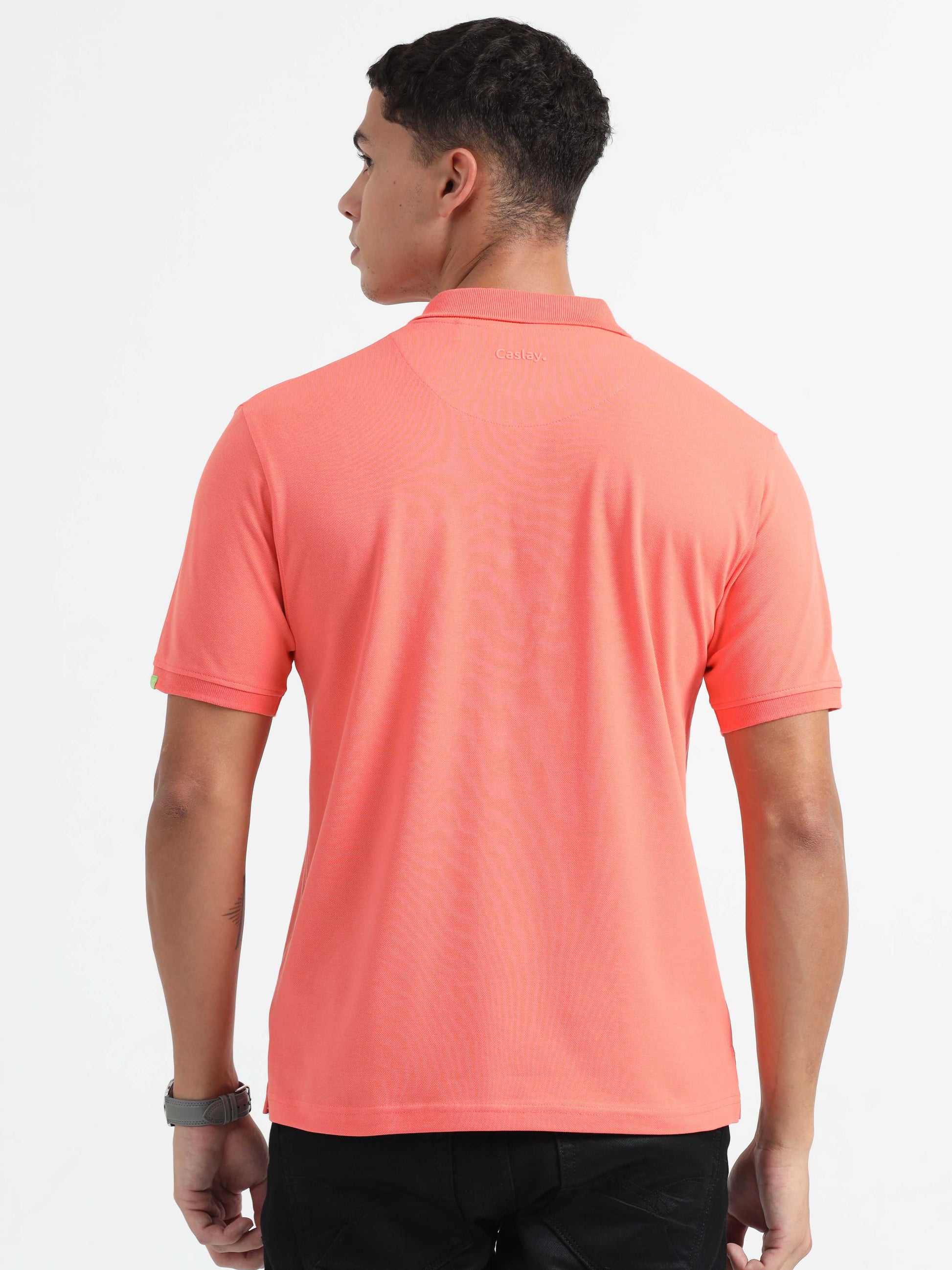 Orange Polo T-Shirt for Men