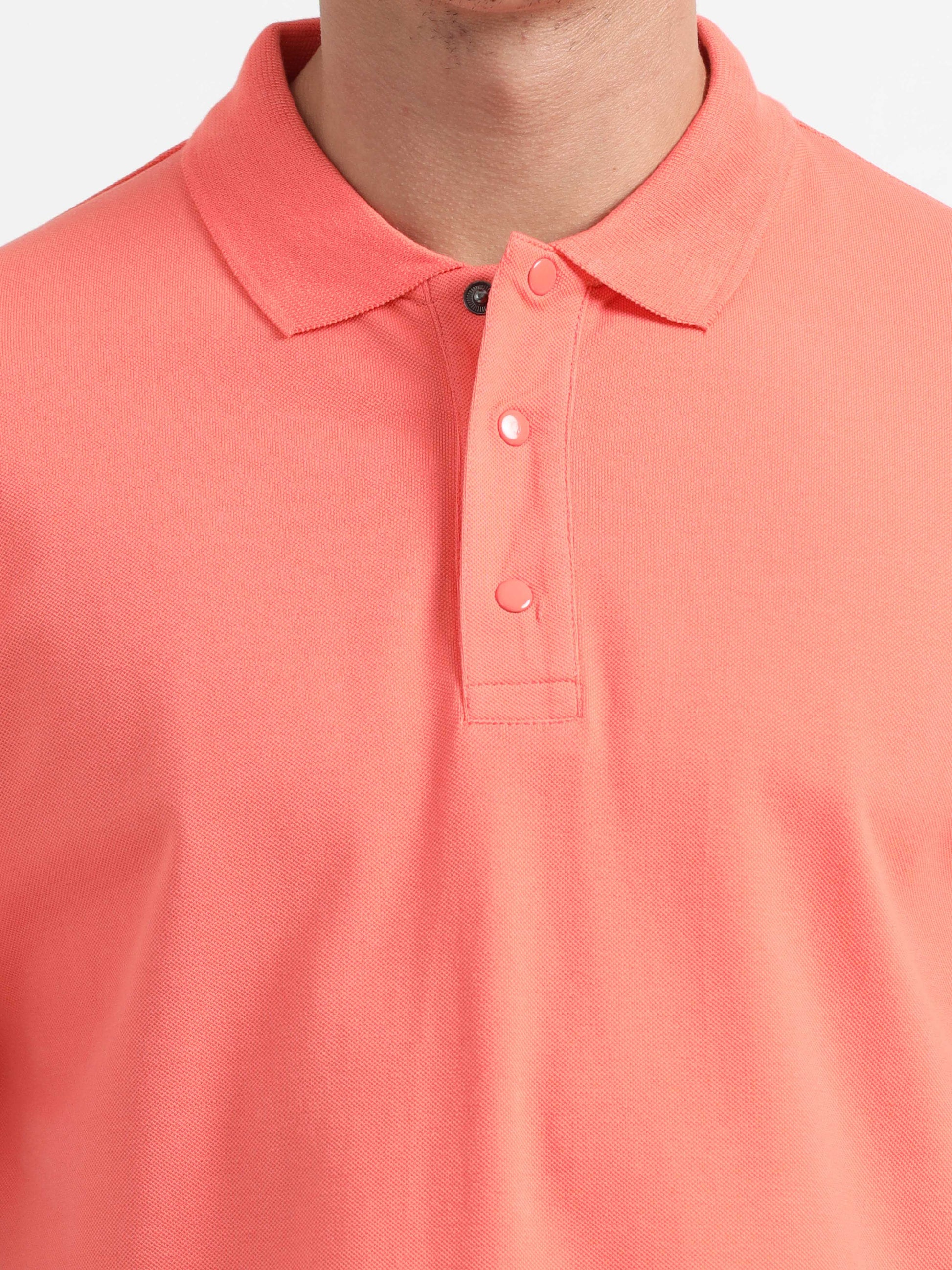 Orange Polo T-Shirt for Men