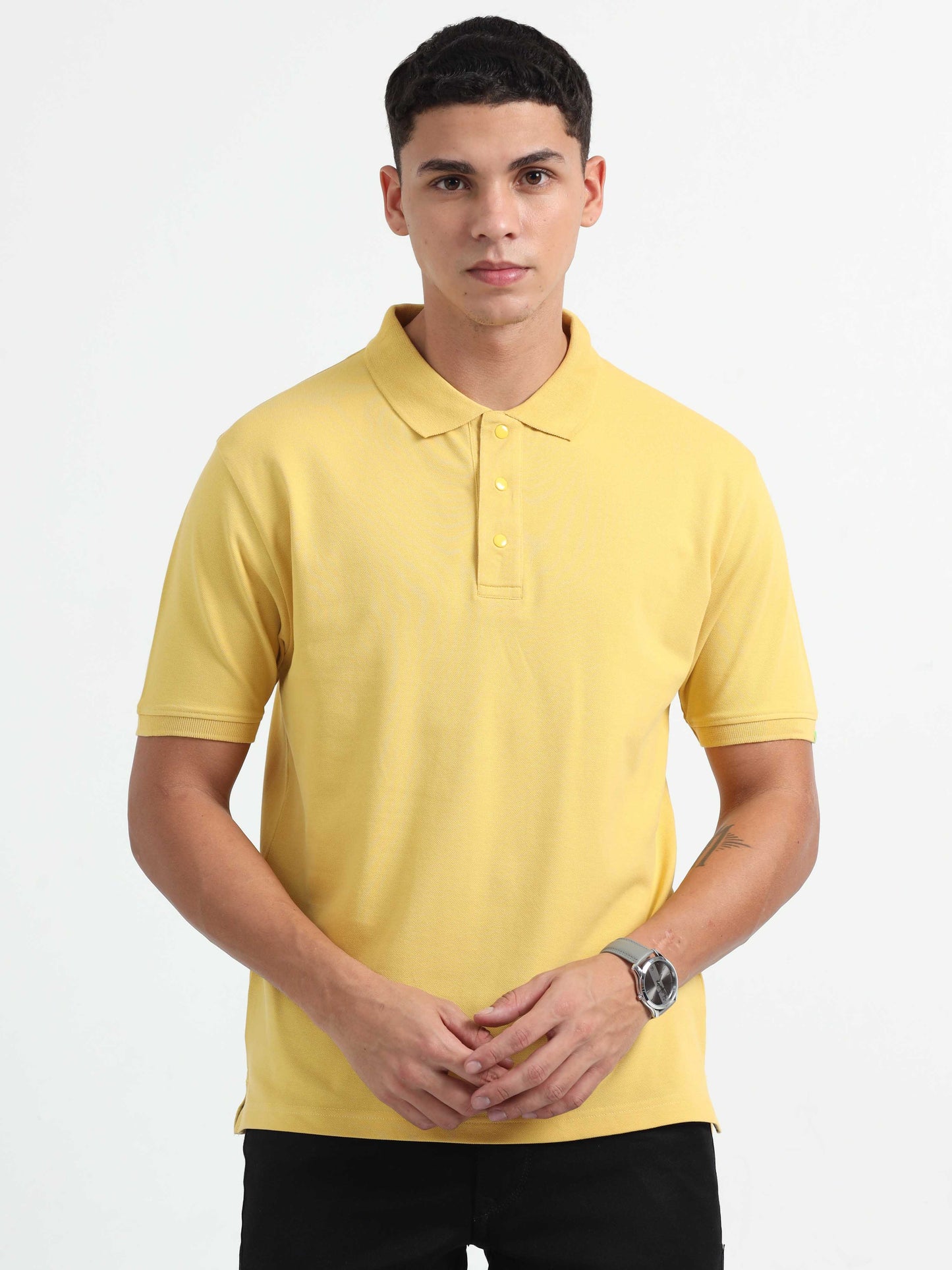 Organic Polo - Mustard