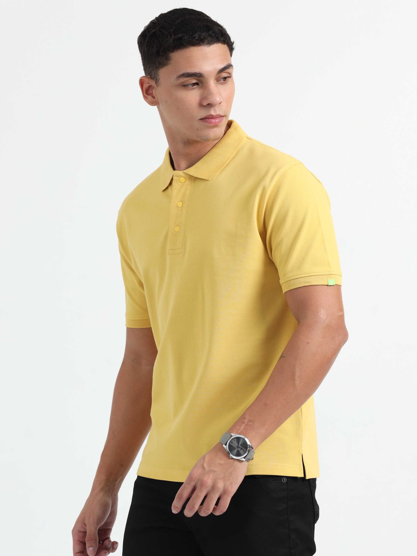 Organic Polo - Mustard