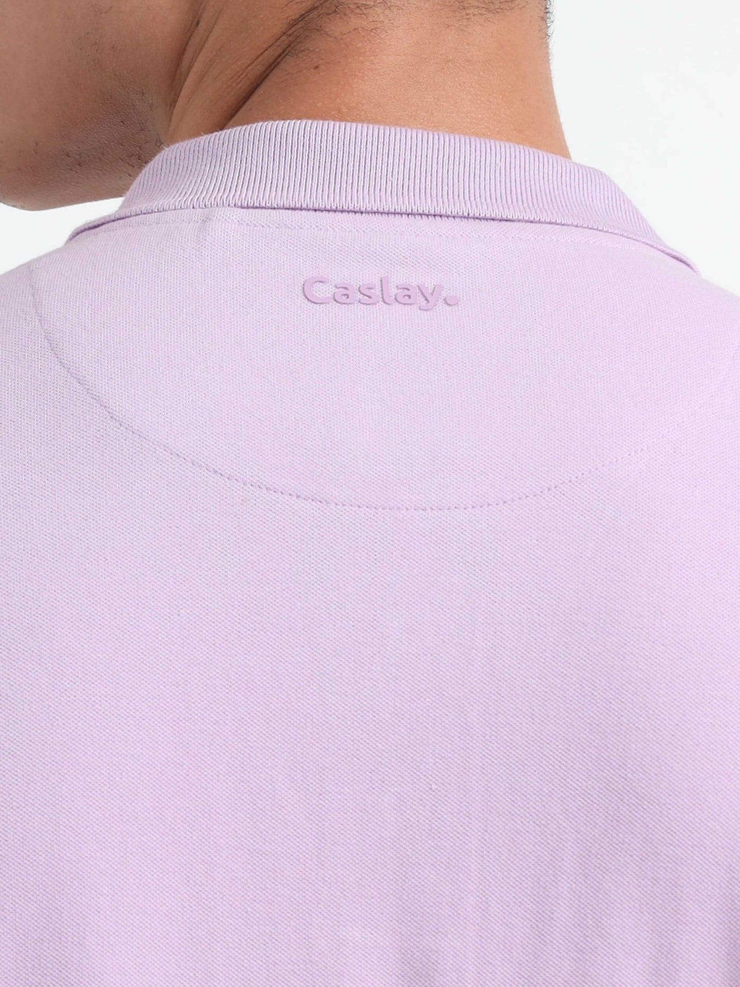 Mens Lavender Polo T-Shirt