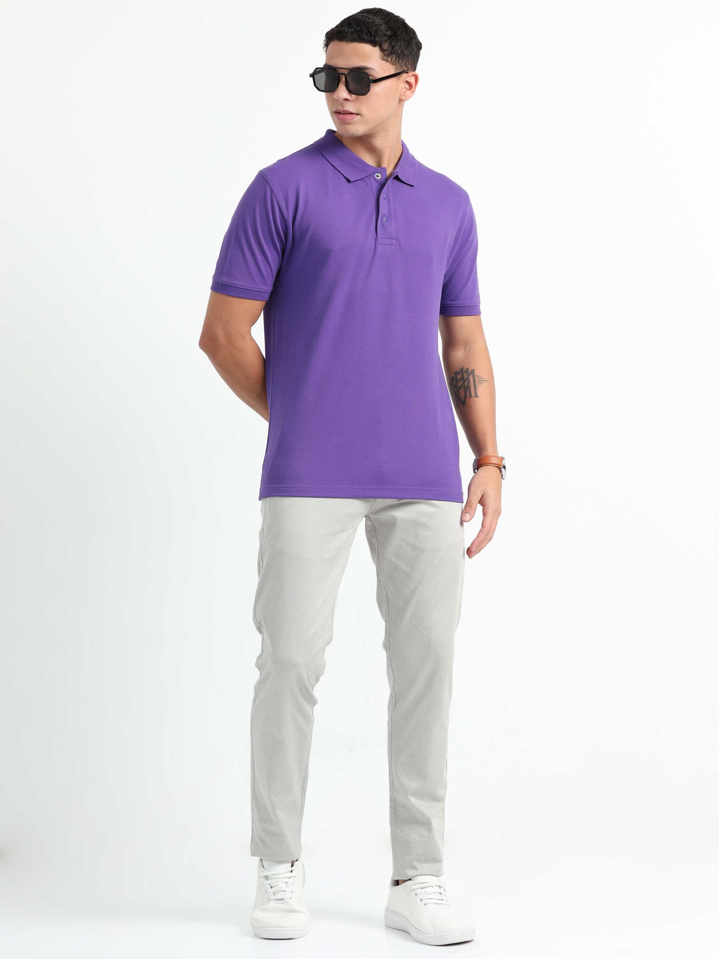 Mens Violet T-Shirt