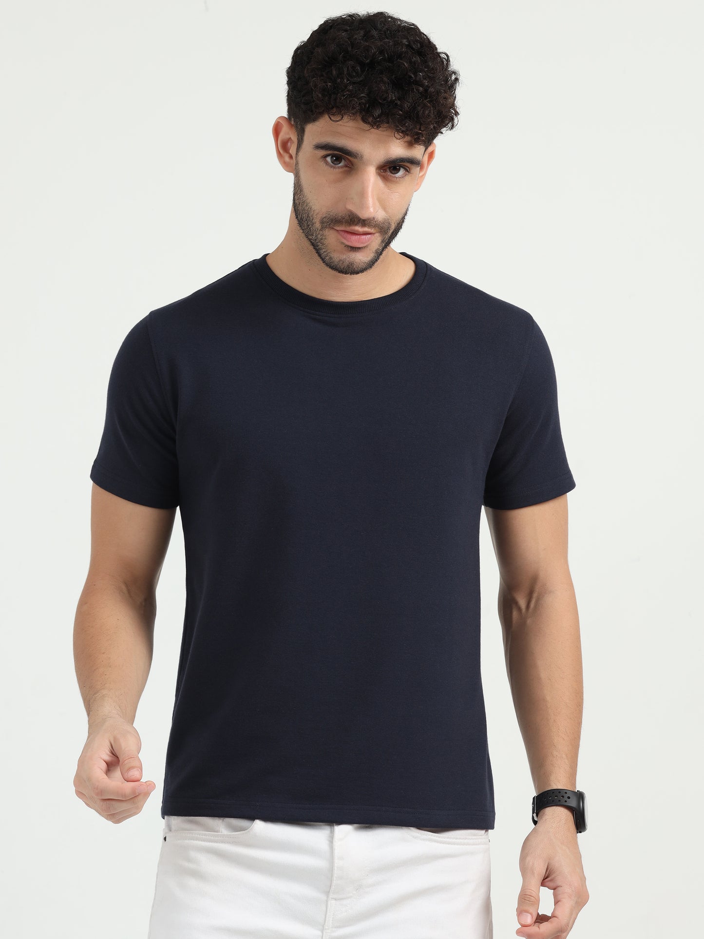 Navy Blue Sweat Absorbing T Shirt