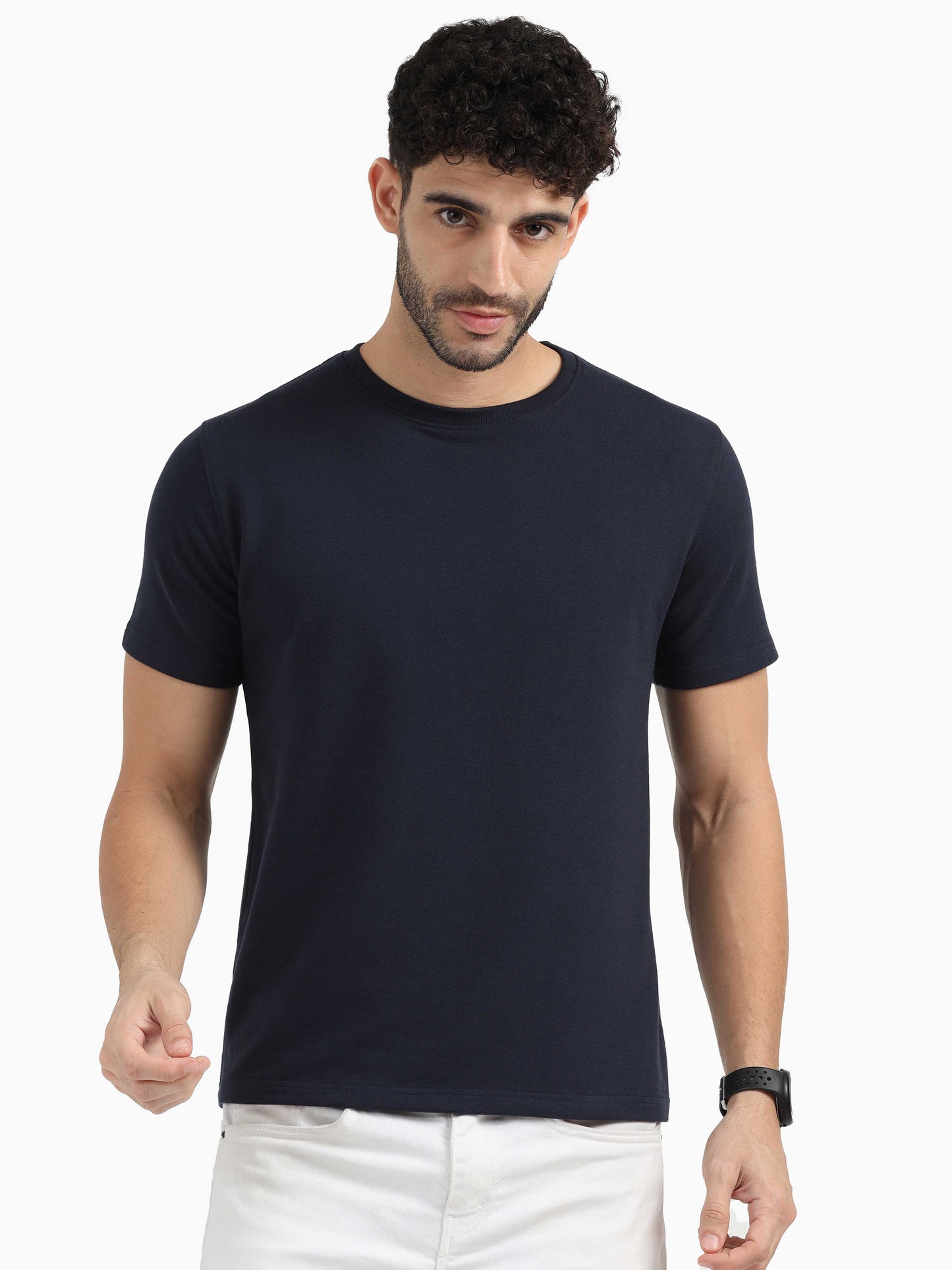 Sweat Tee - Navy Blue