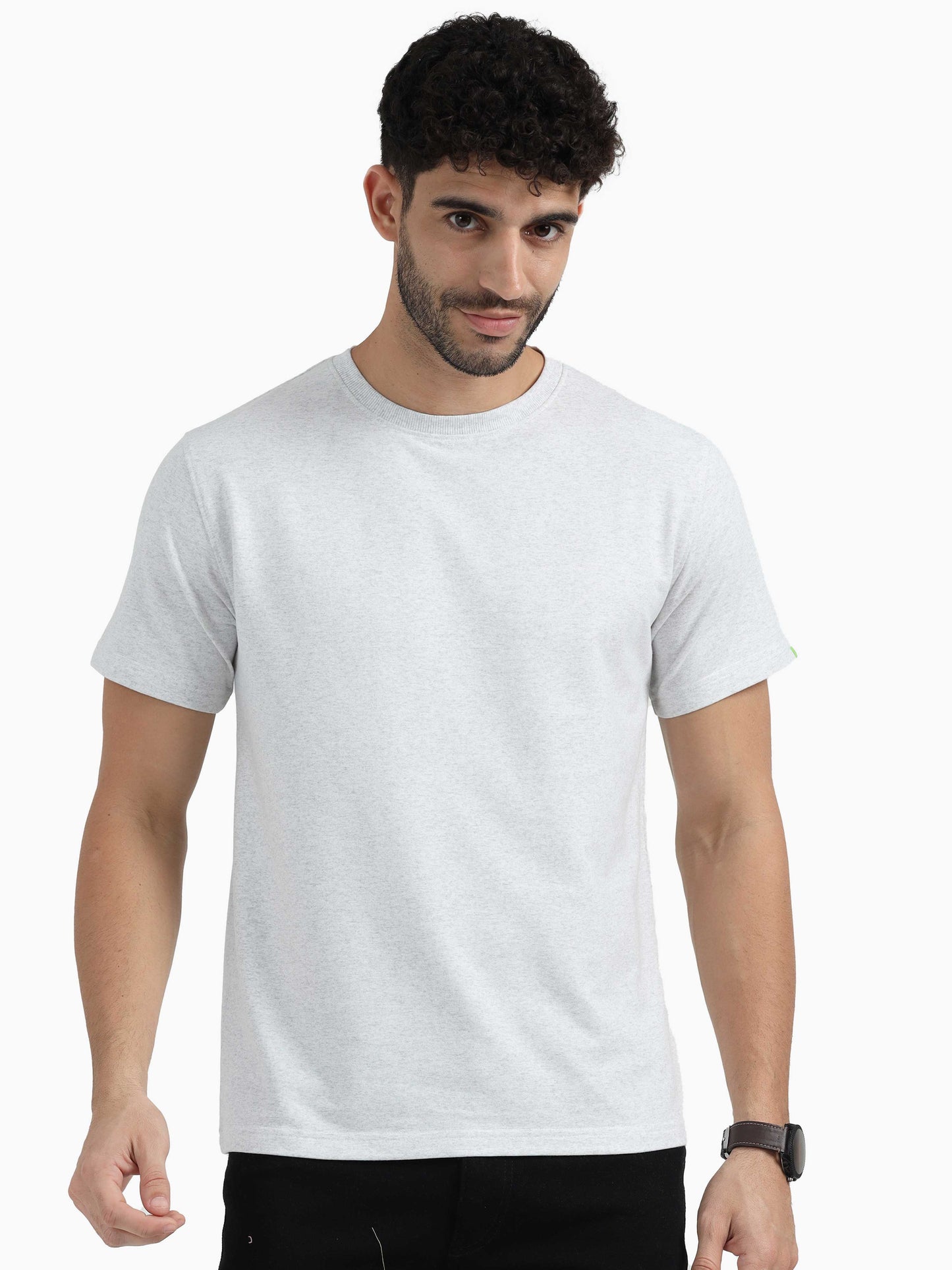 Sweat Tee - White Melange