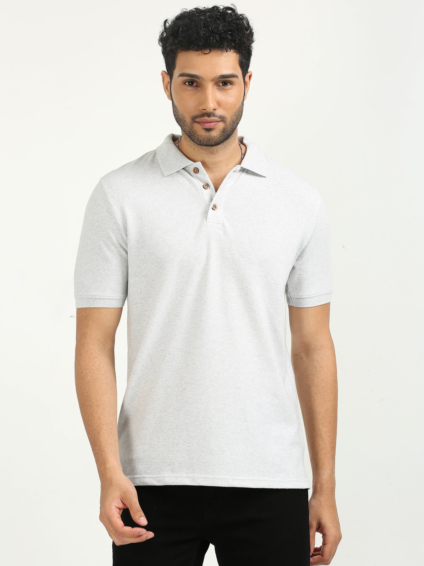 White Polo T Shirt Mens