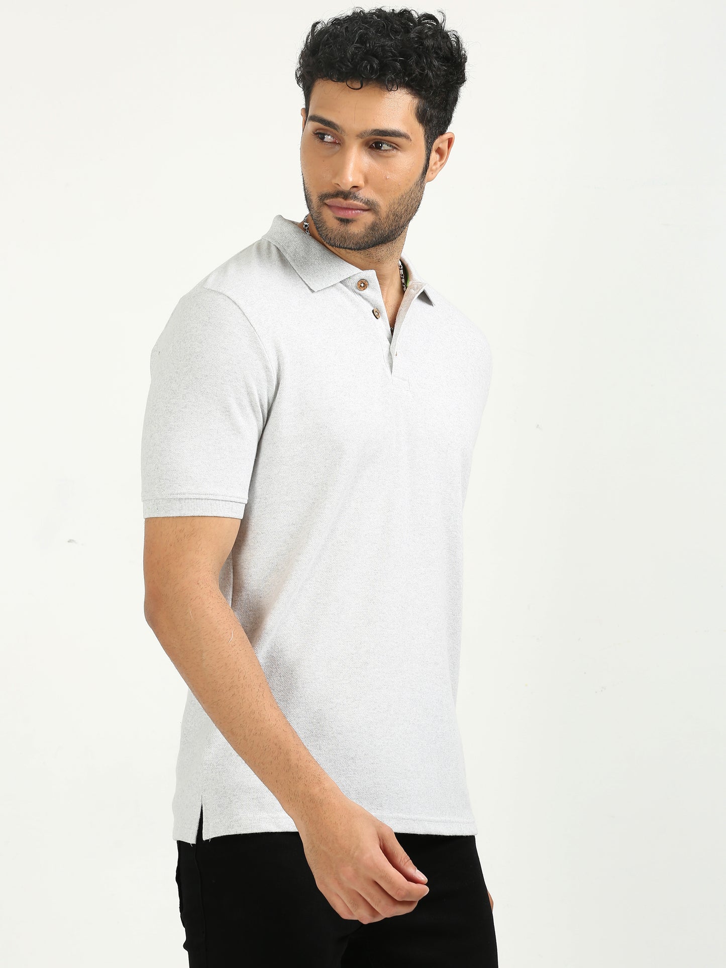 White Polo T Shirt Mens