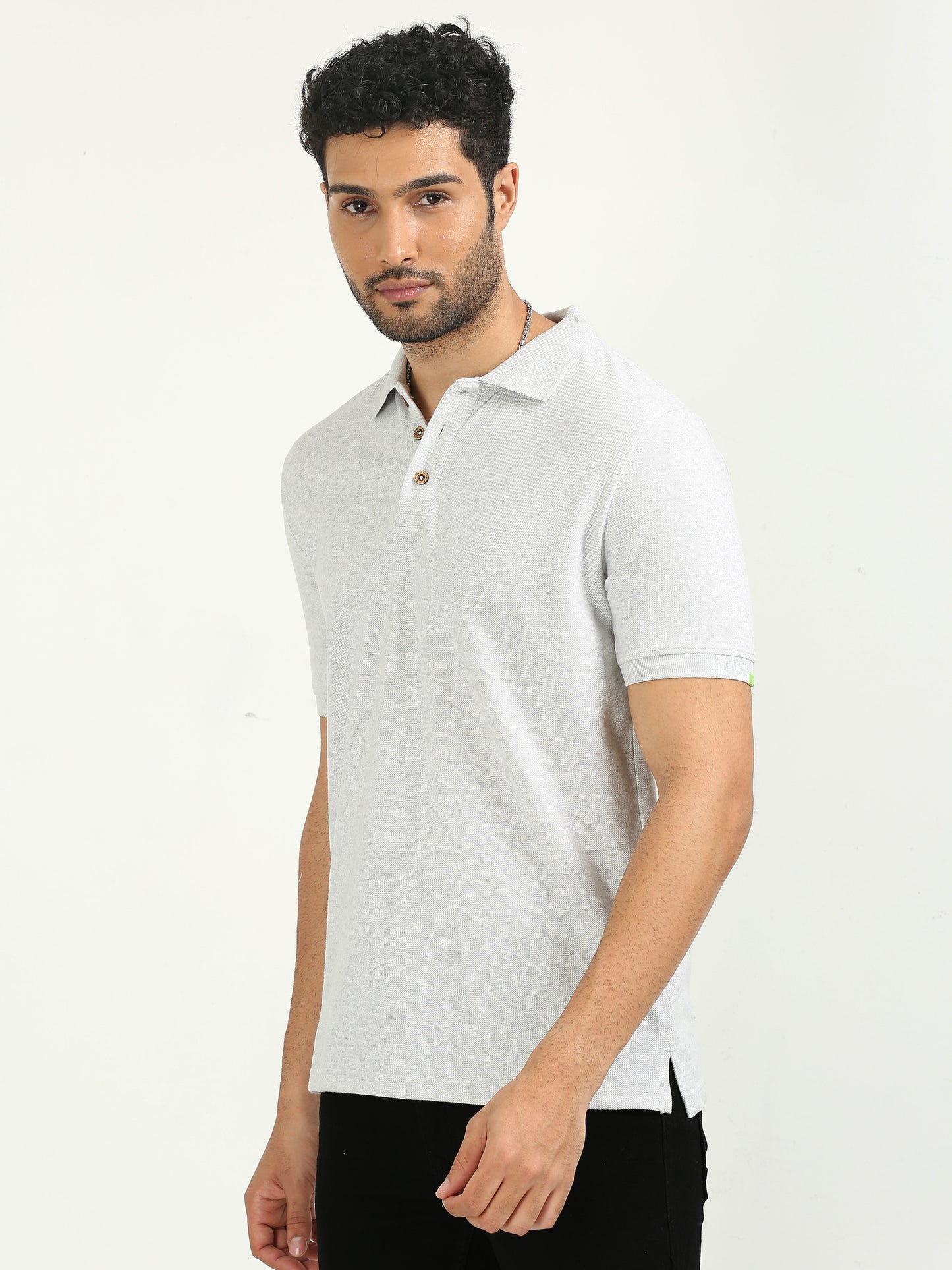 White Polo T Shirt Mens