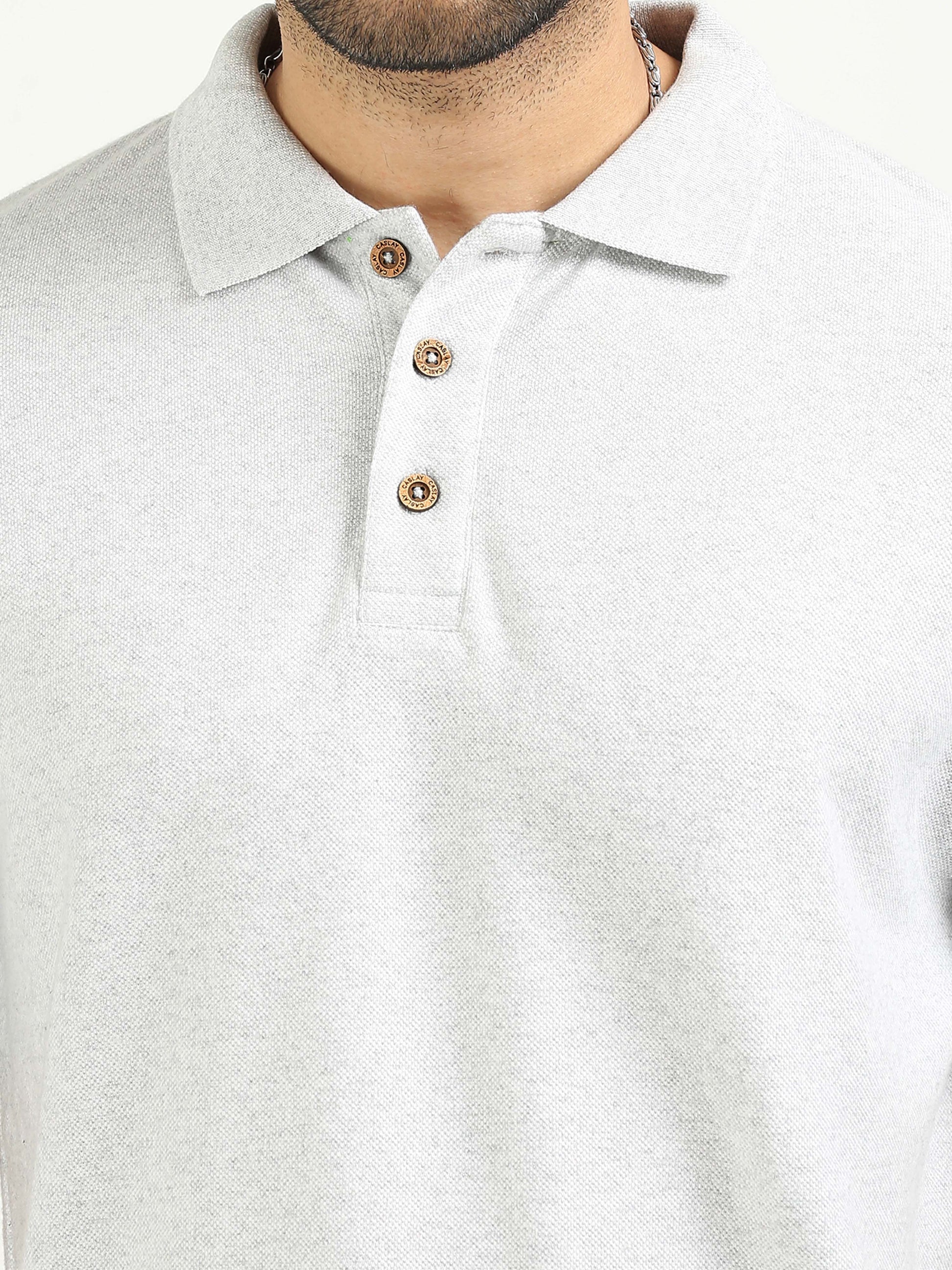 White Polo T Shirt Mens