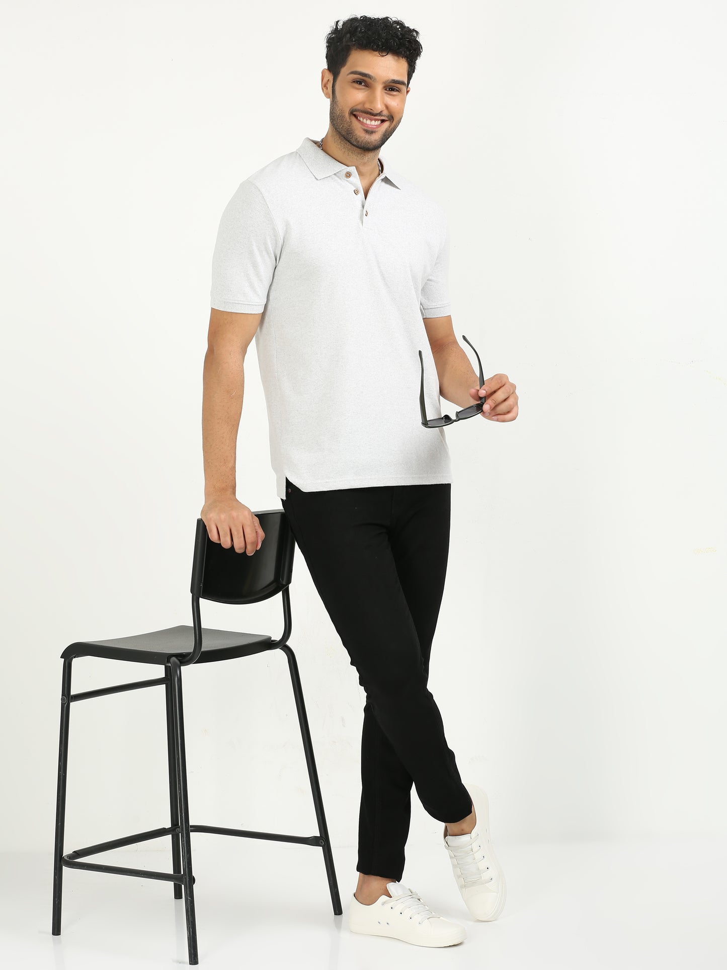 White Polo T Shirt Mens