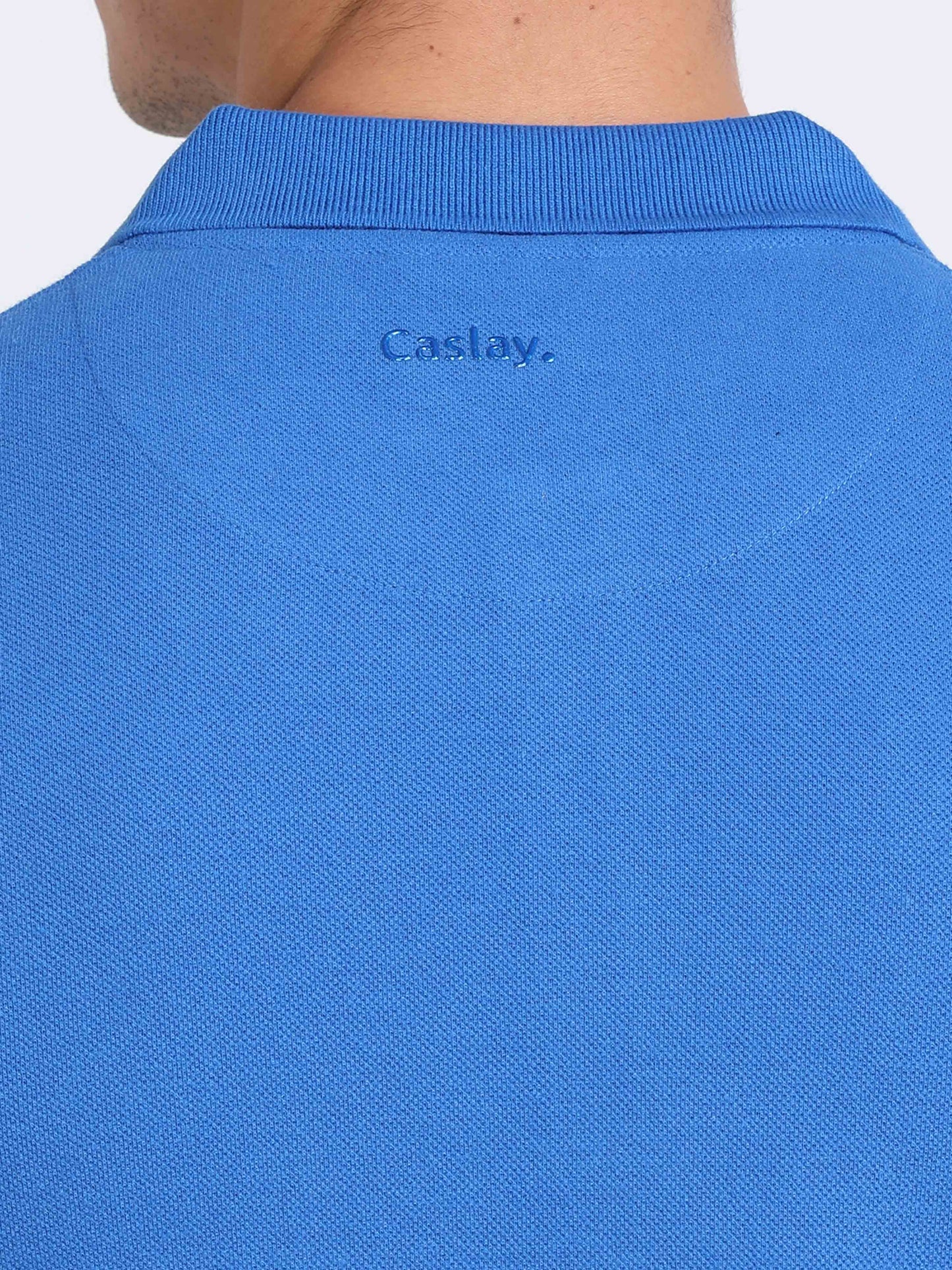 Sustainable Royal Blue Polo T Shirt