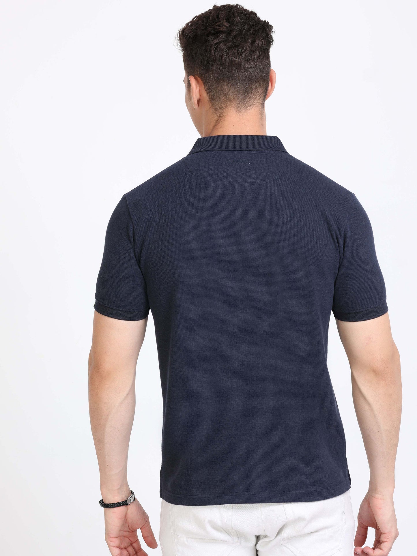 Sustainable Navy Blue Polo T Shirt