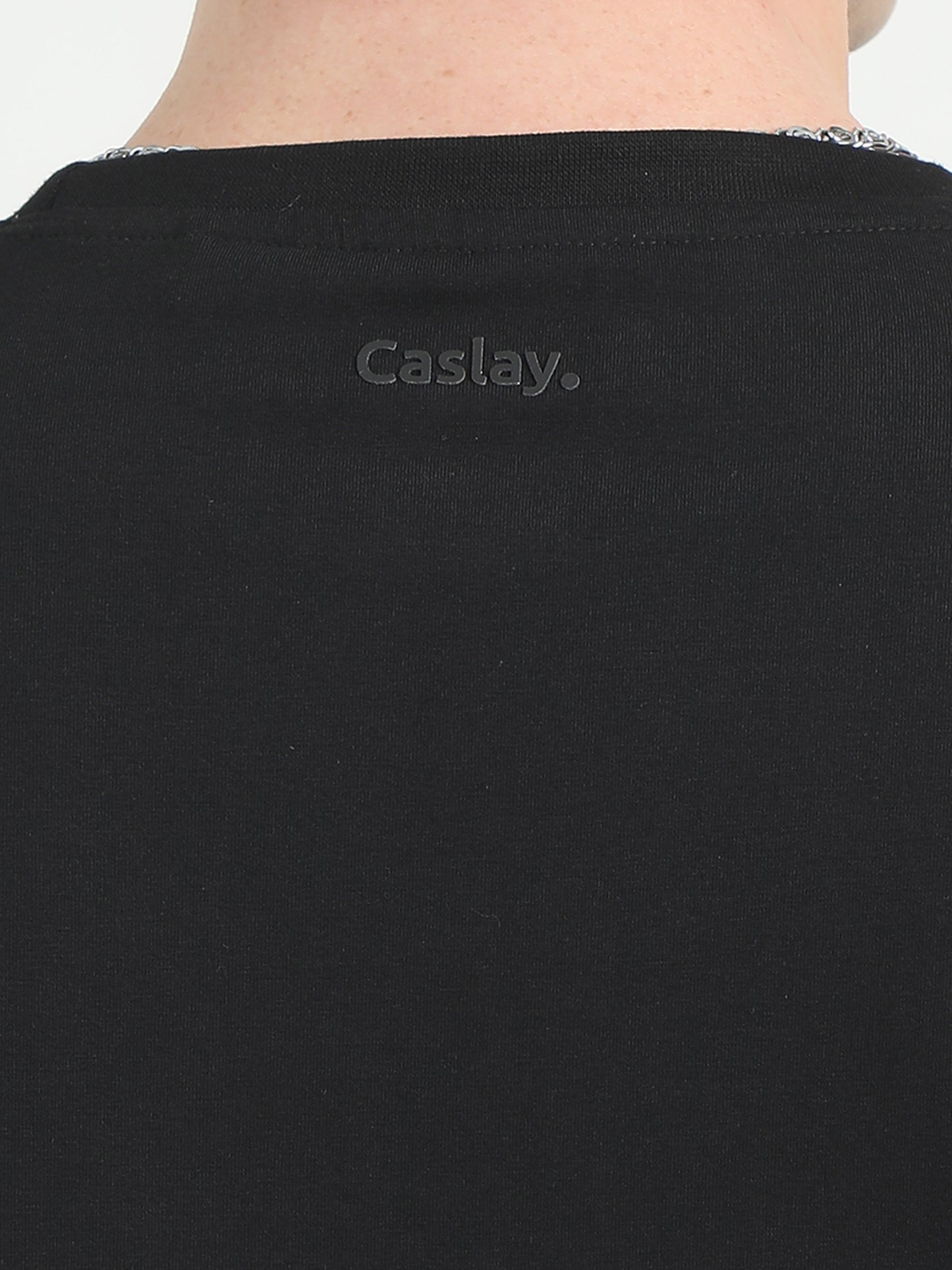 Mens Solid Black T-Shirt