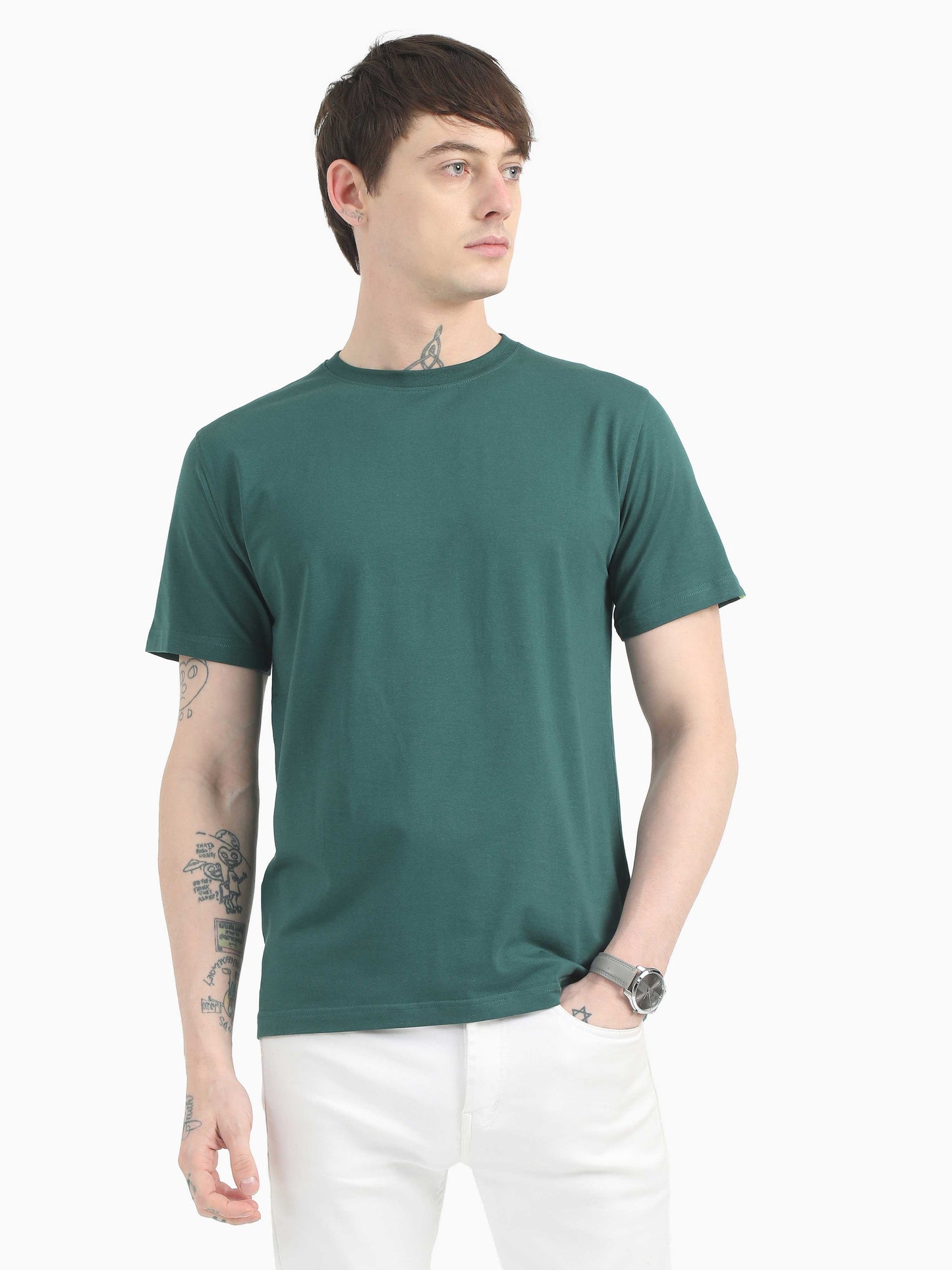 Organic Crew - Forest Green