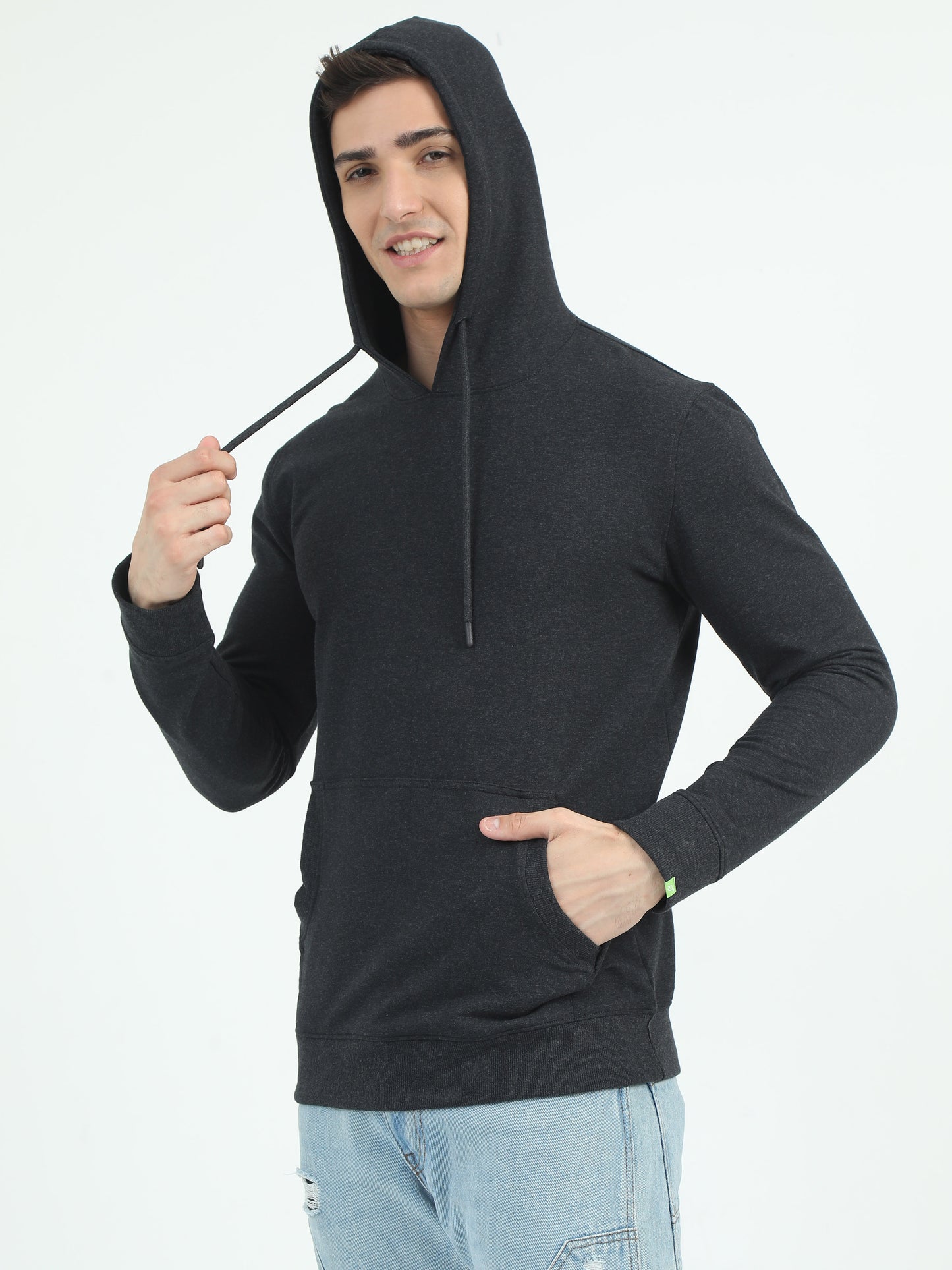 Sustainble Charcoal Grey Hoodie - Caslay