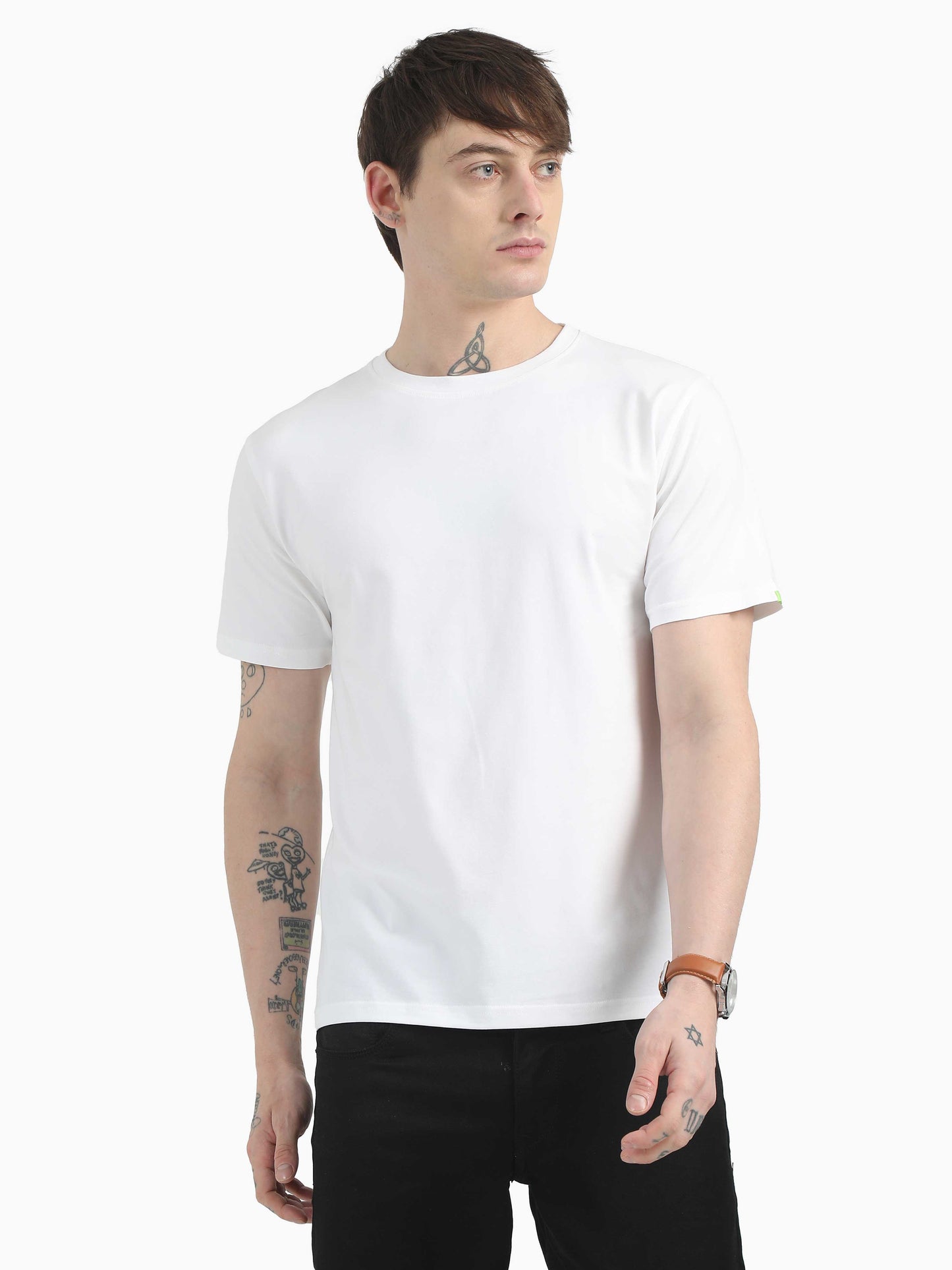 Organic Crew - White