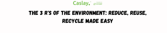 The 3 R's of the Environment: Reduce, Reuse, Recycle Made Easy