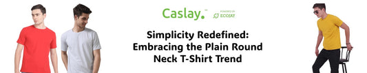 Simplicity Redefined: Embracing the Plain Round Neck T-Shirt Trend