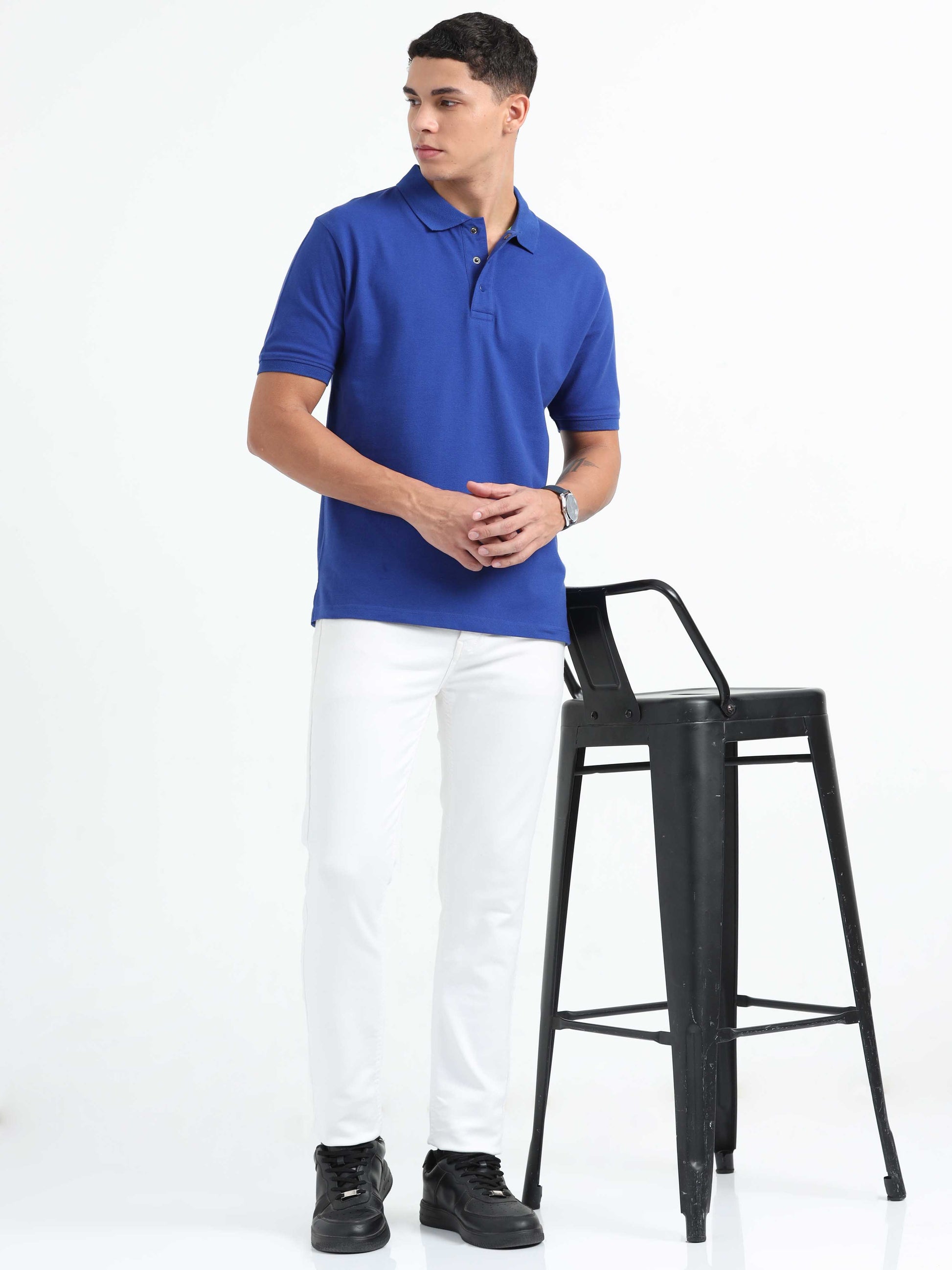 Men's Royal Blue Polo T-Shirt 