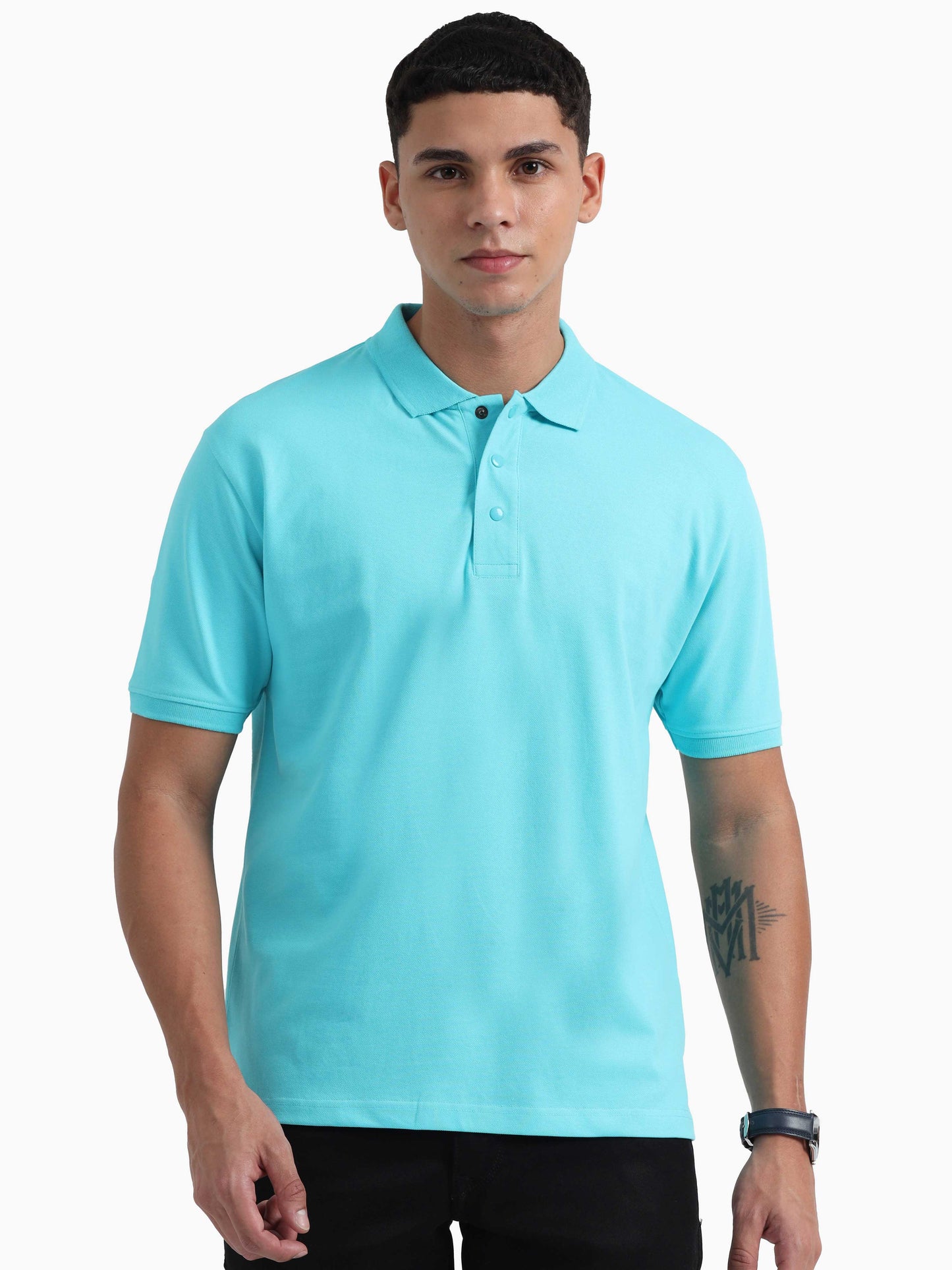 Organic Polo - Curracao Blue