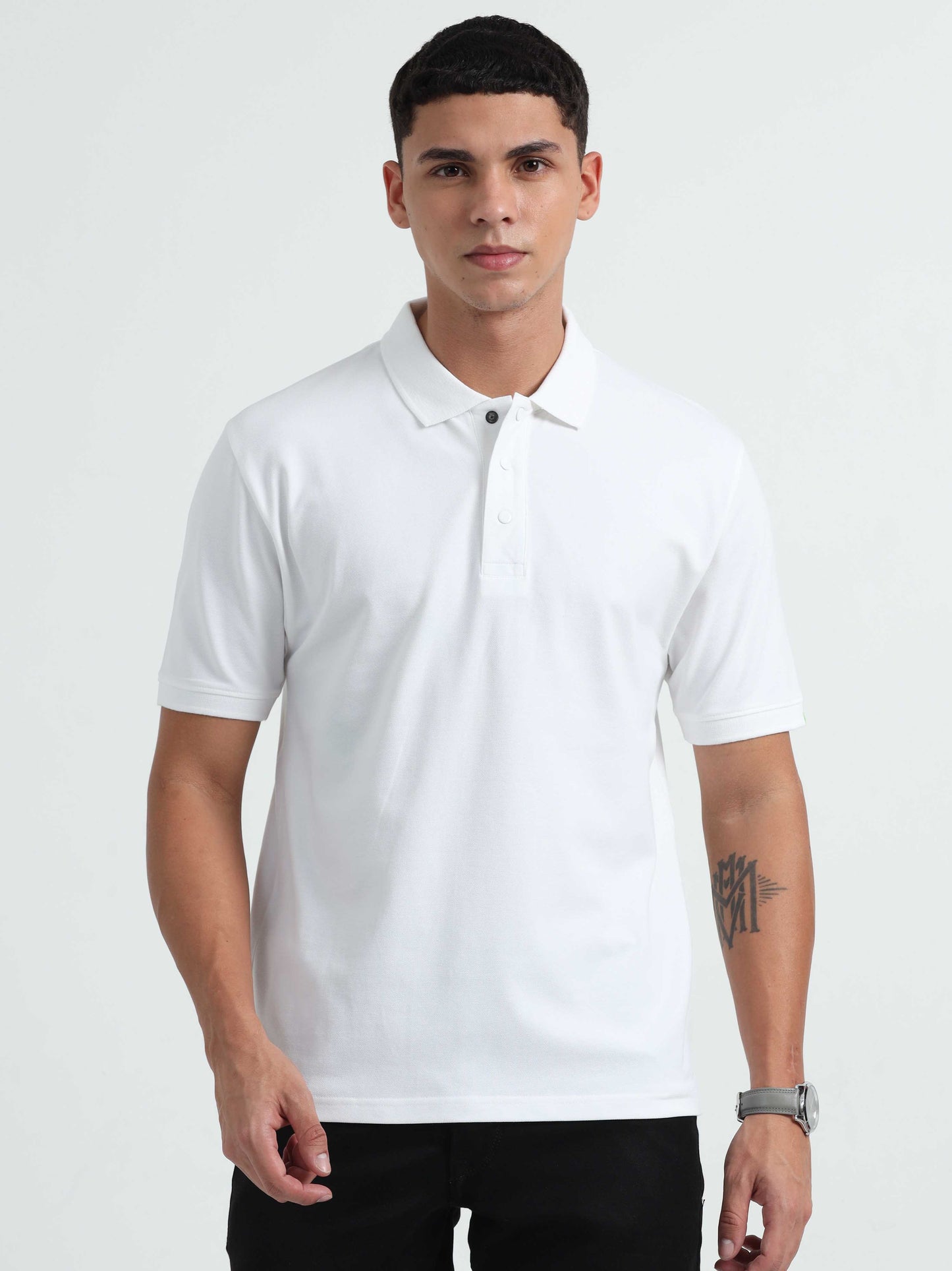 White Polo T-Shirt for Men