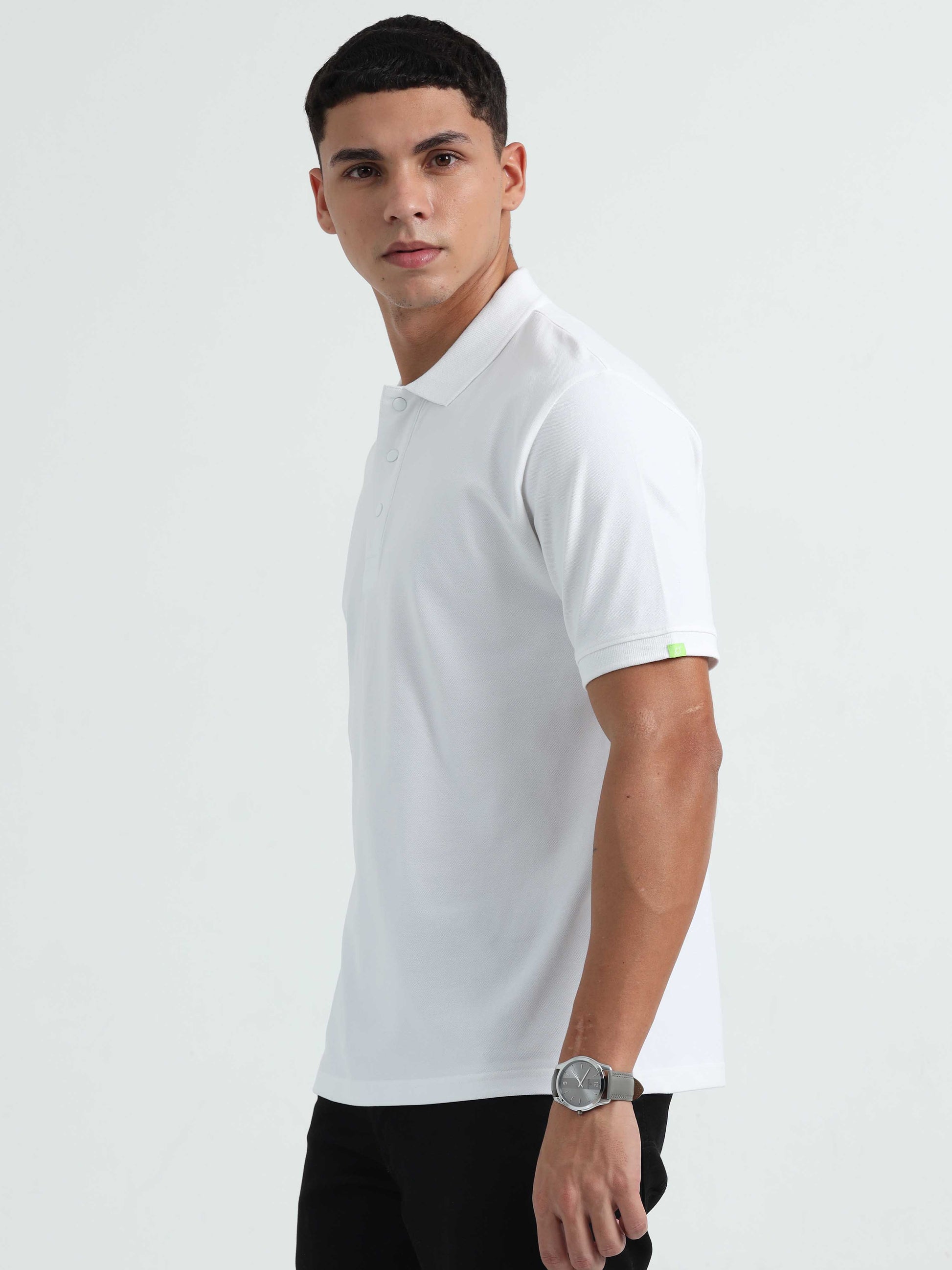 White Polo T-Shirt for Men