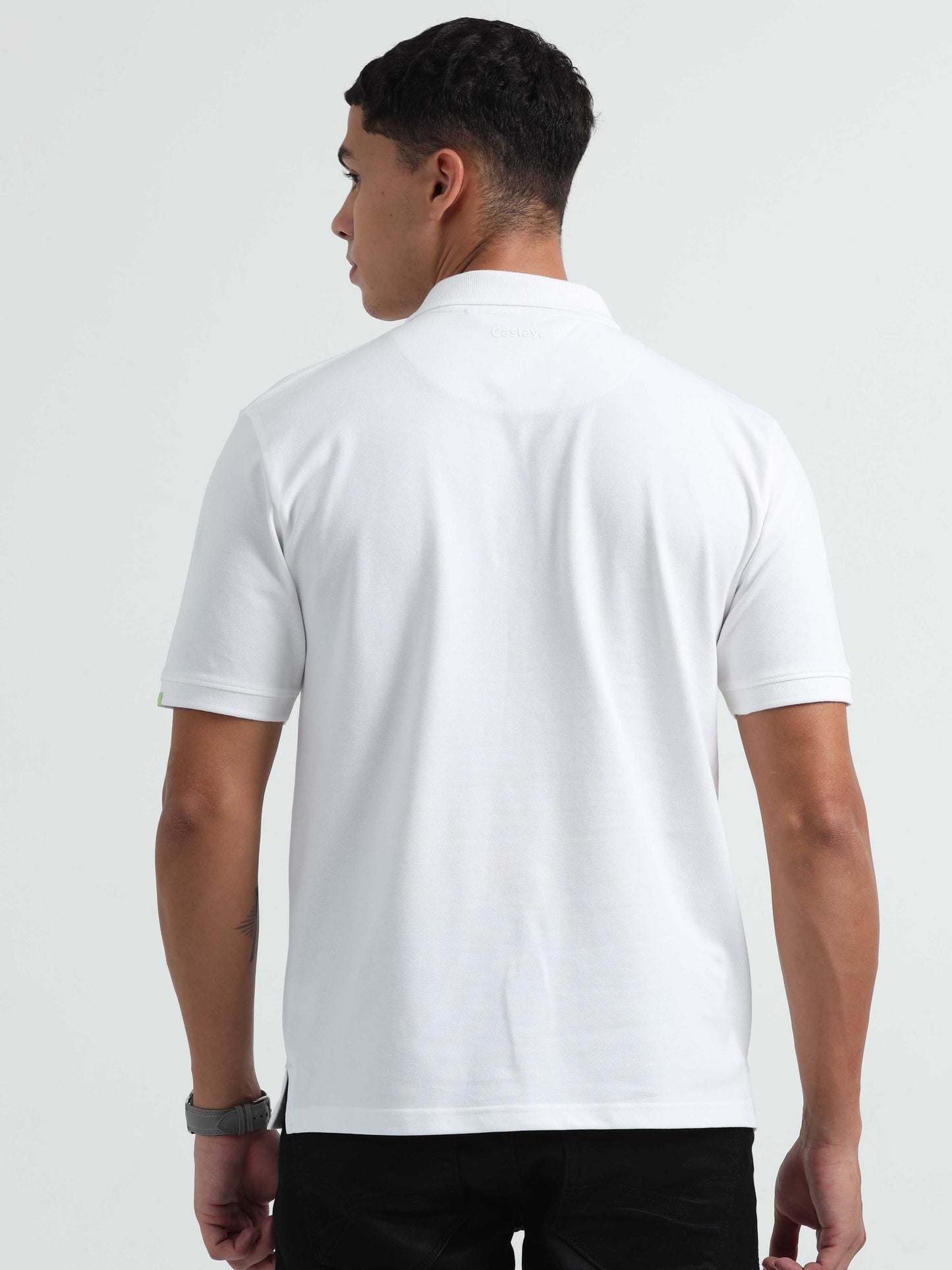 White Polo T-Shirt for Men