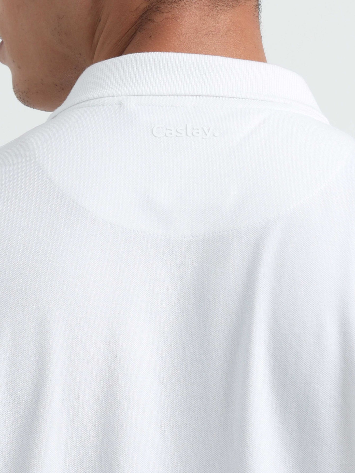 White Polo T-Shirt for Men