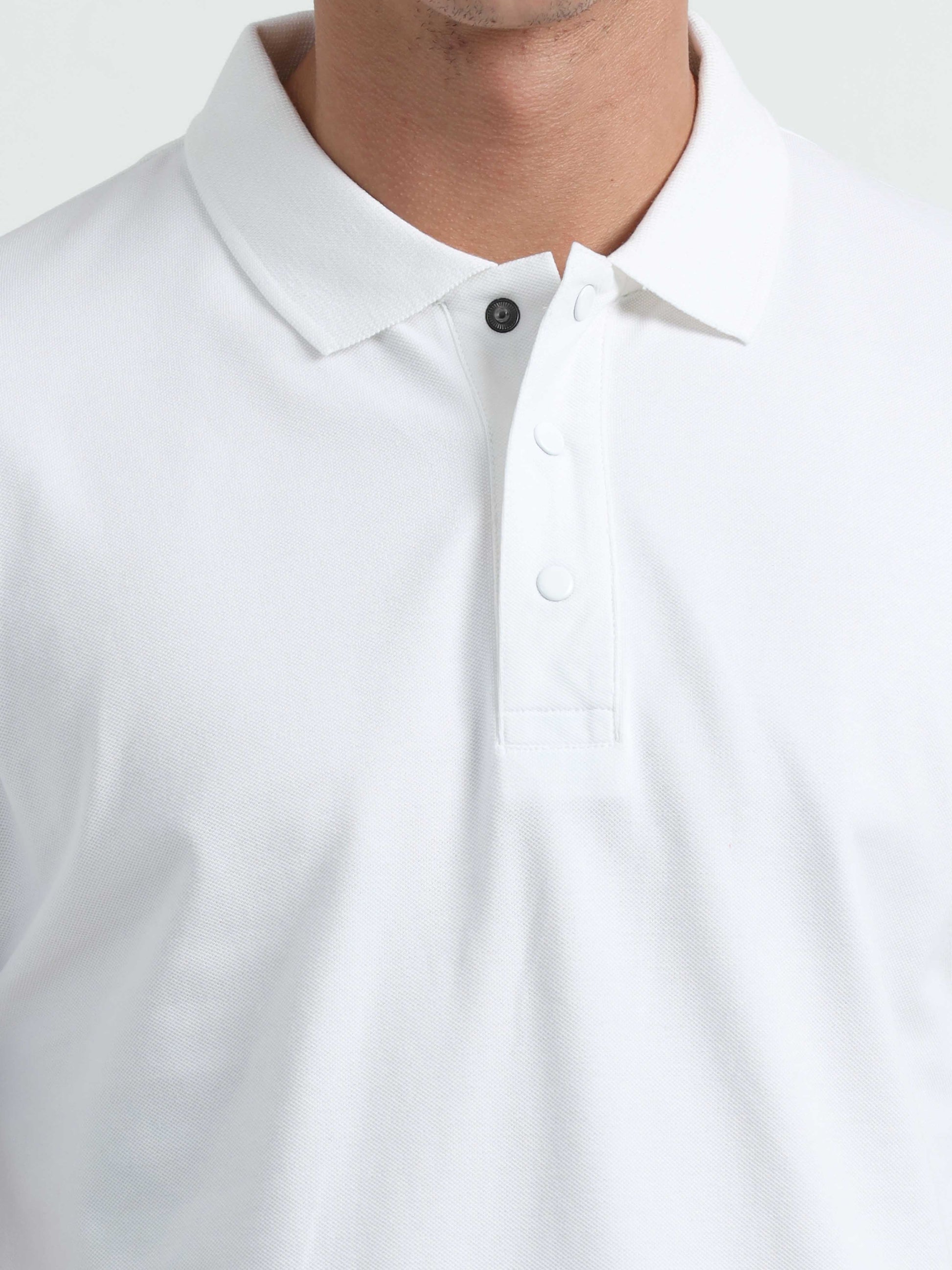 White Polo T-Shirt for Men