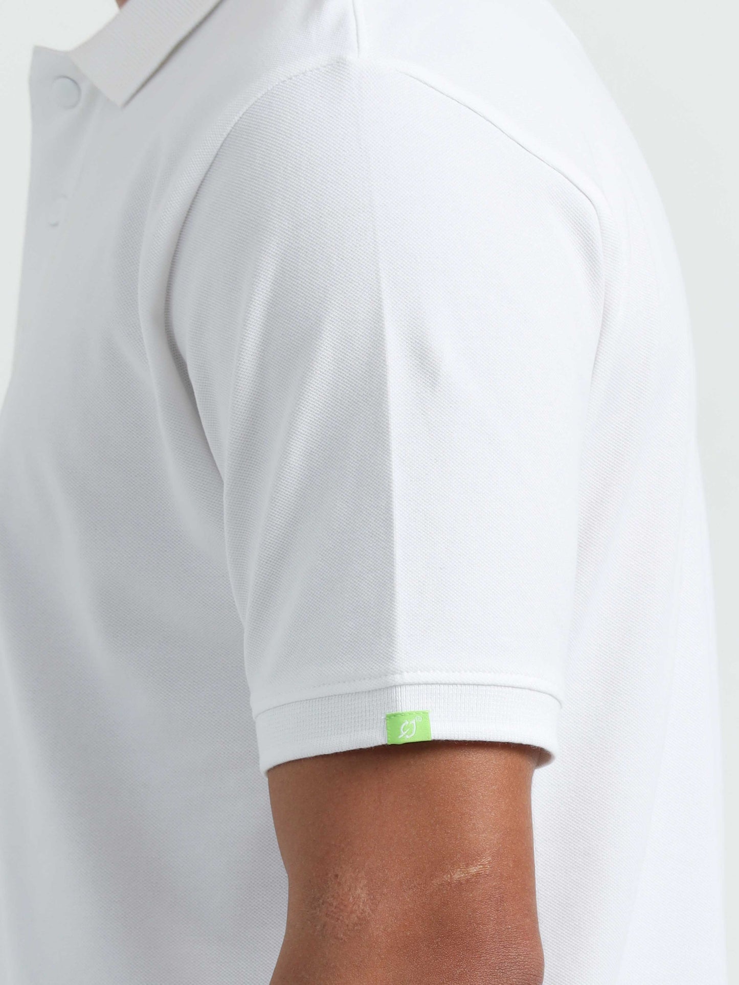 White Polo T-Shirt for Men