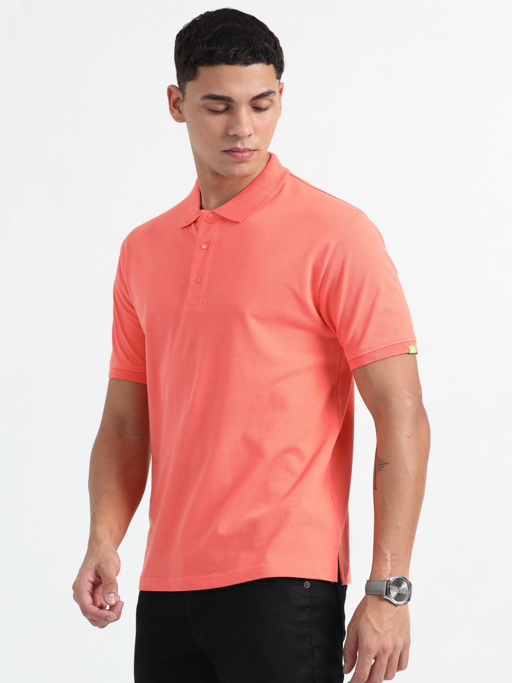  Orange Polo T-Shirt for Men 