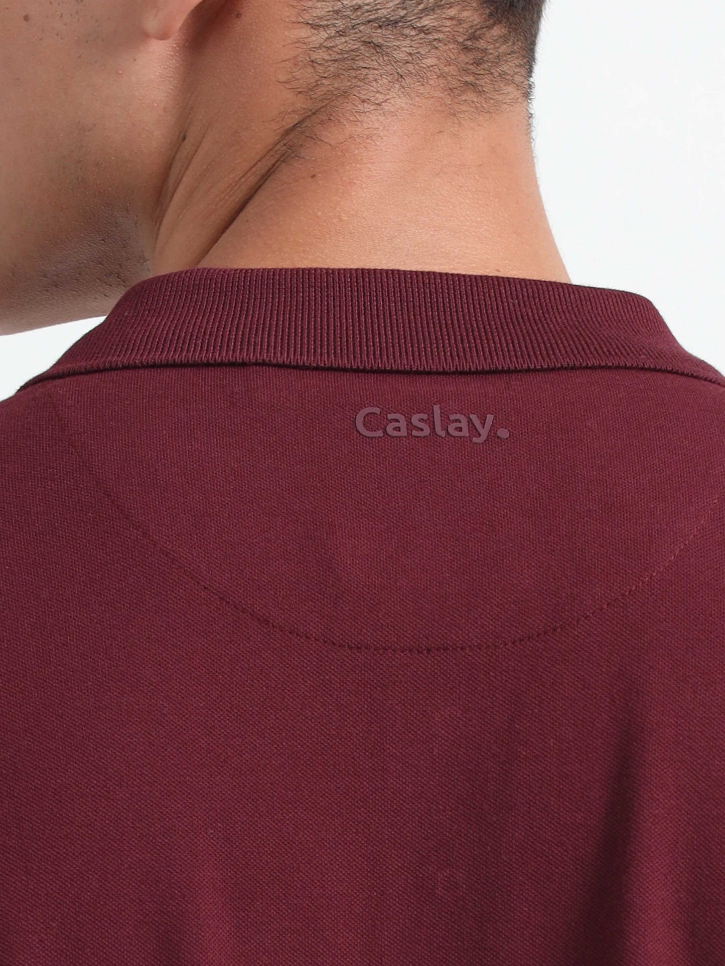 Maroon Polo T-Shirt for Men