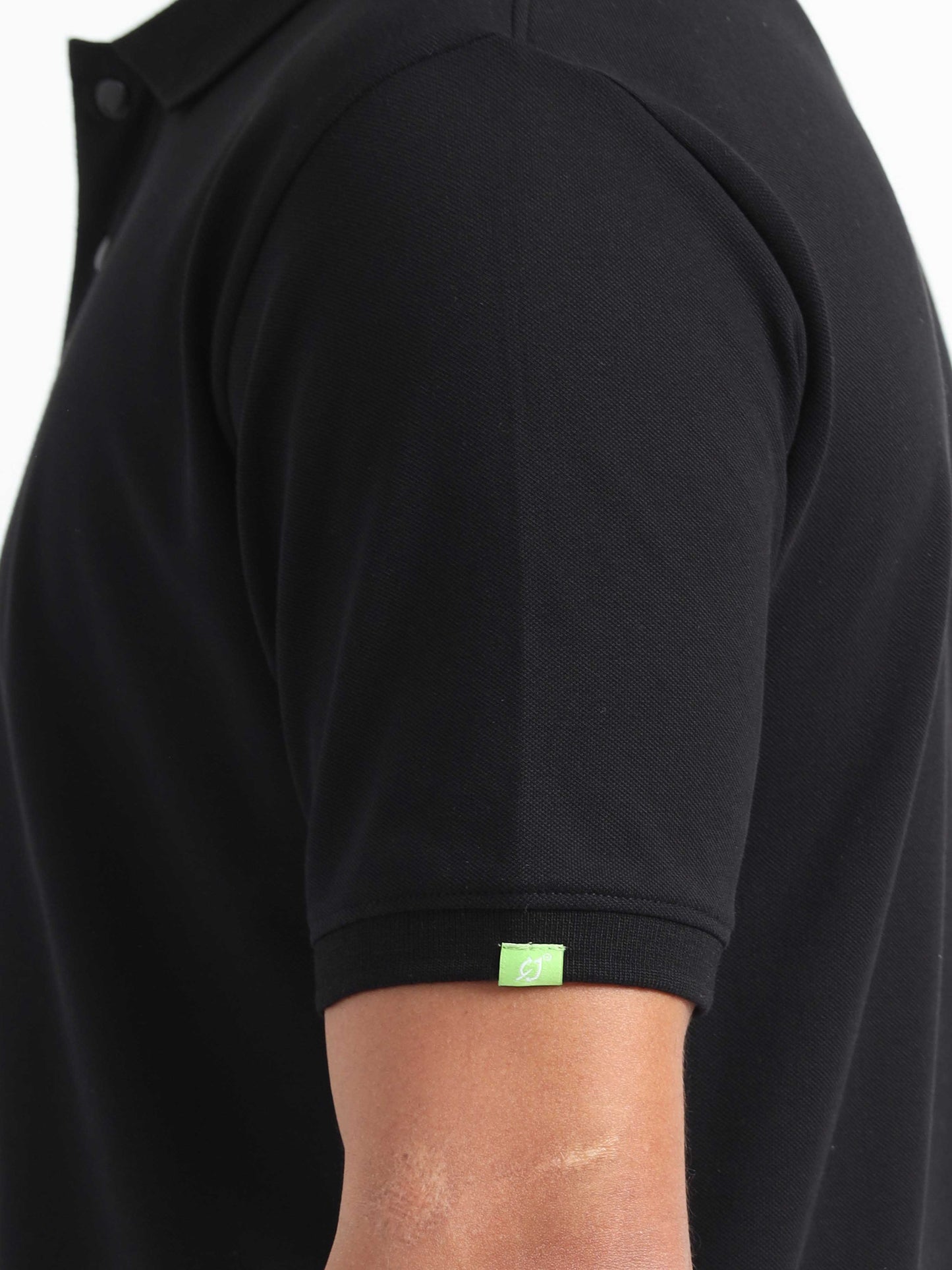 Black Polo T-Shirt for Men