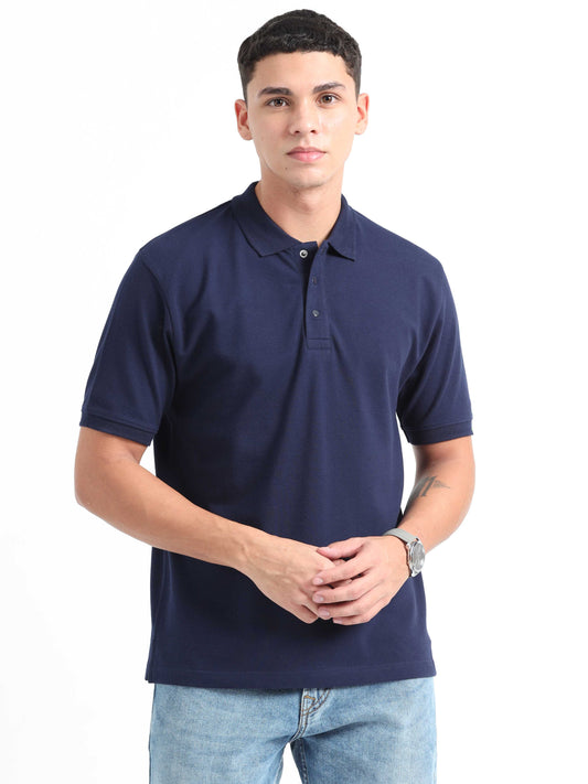 Navy Blue Polo T-Shirt 