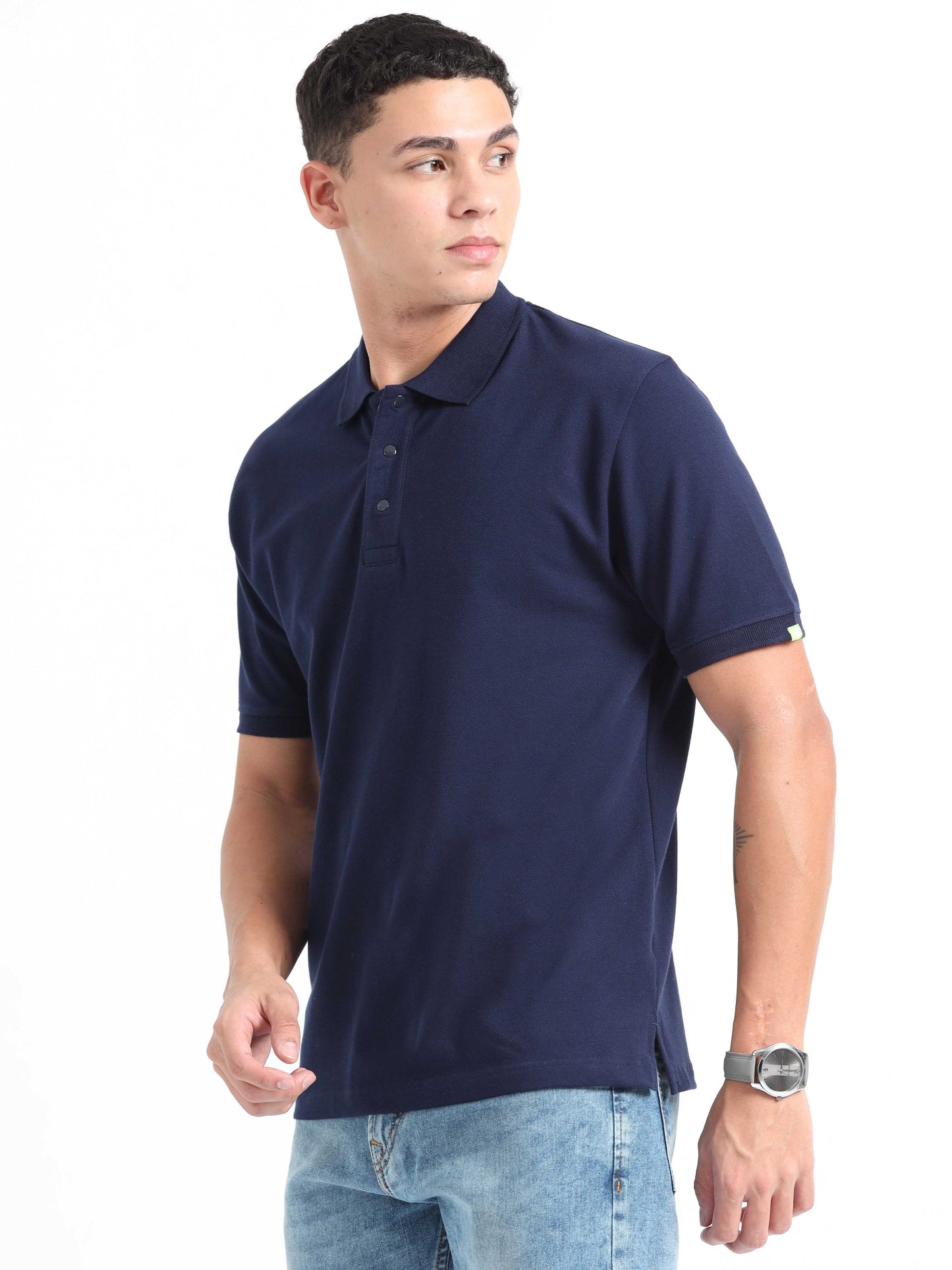 Navy Blue Polo T-Shirt 