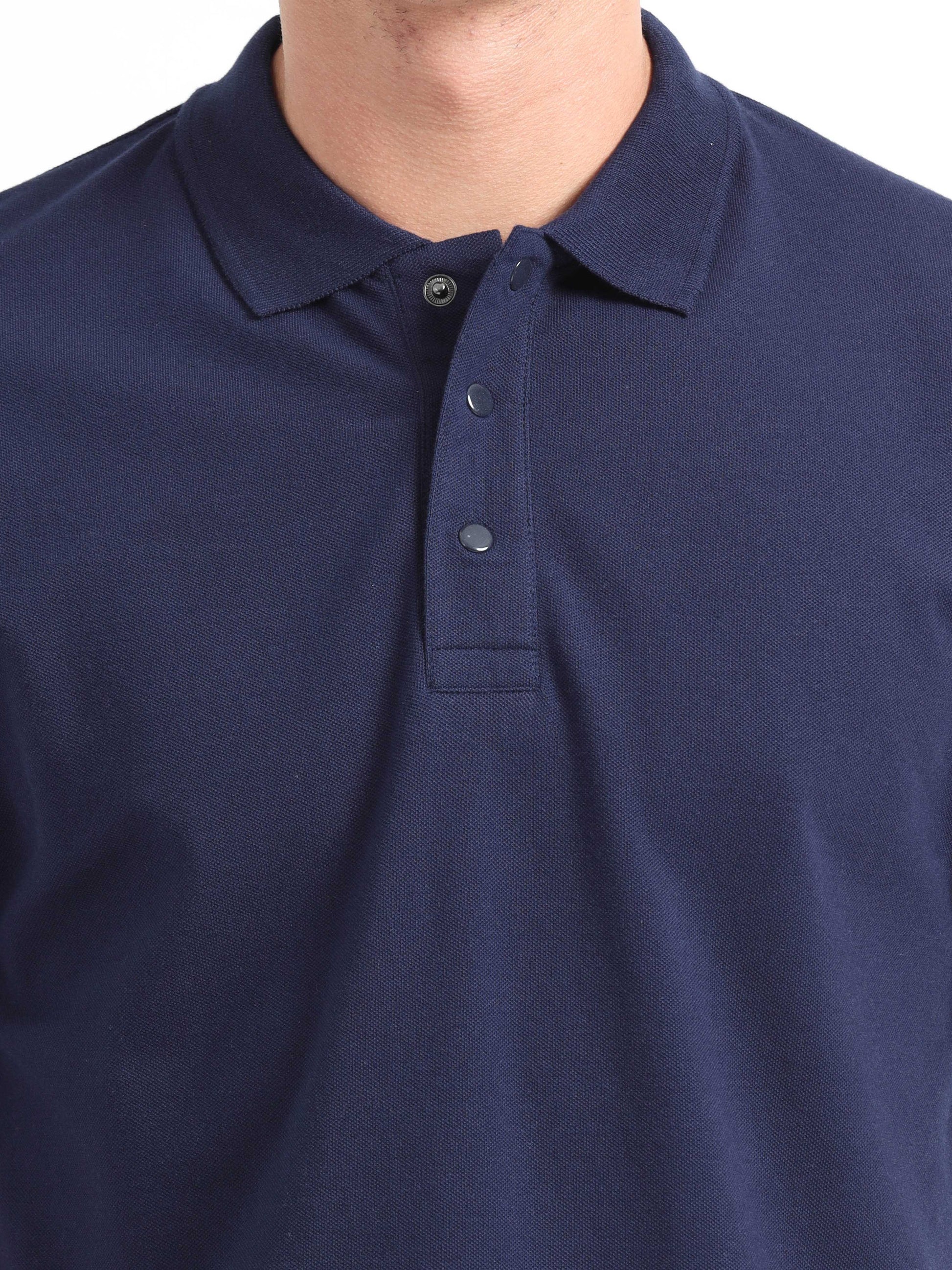 Navy Blue Polo T-Shirt 