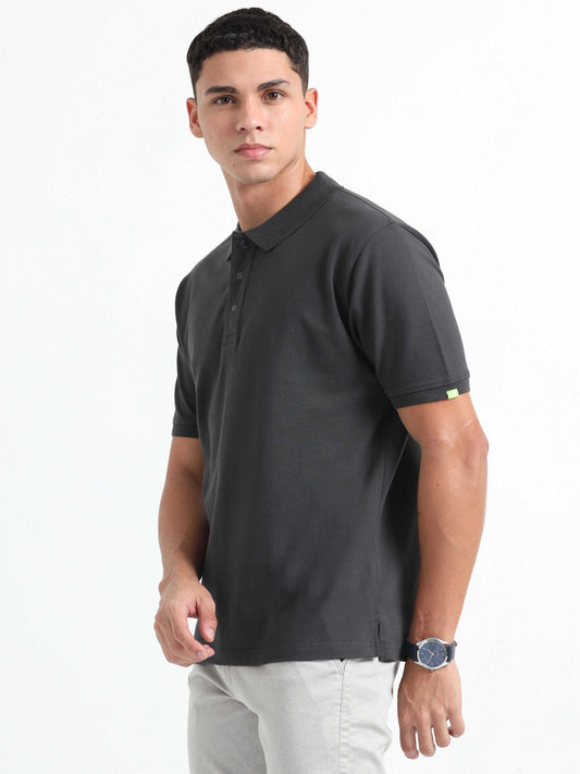 Organic Polo - Carbon Grey