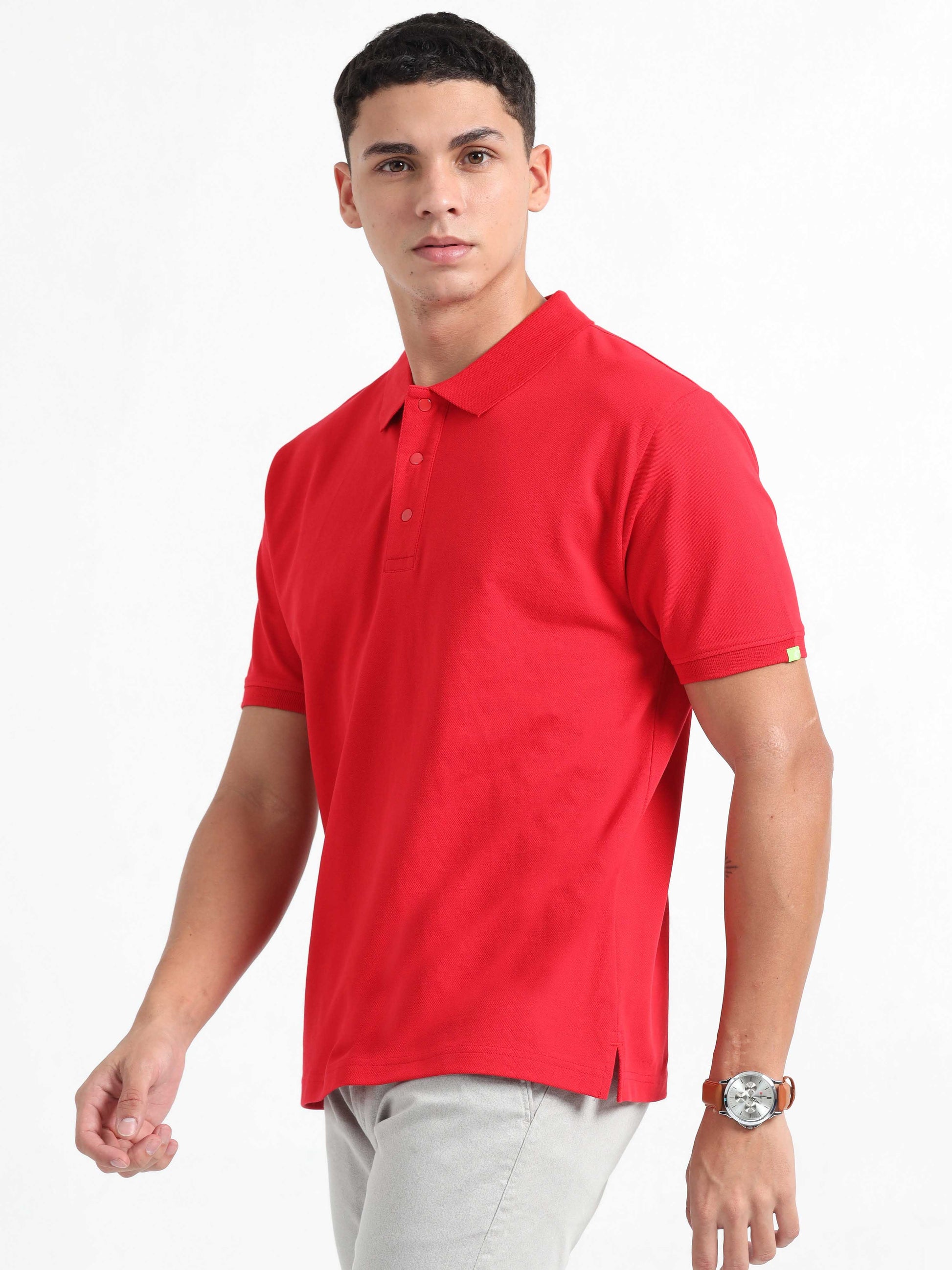 Red Polo T-Shirt for Men 