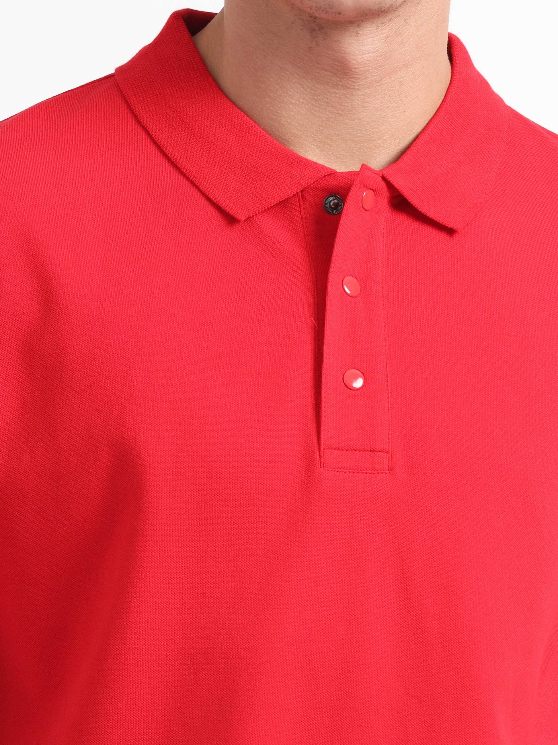 Red Polo T-Shirt for Men 