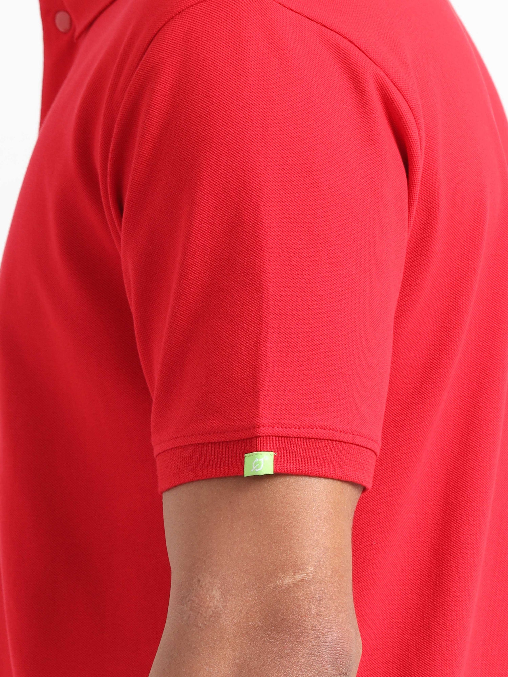 Red Polo T-Shirt for Men 