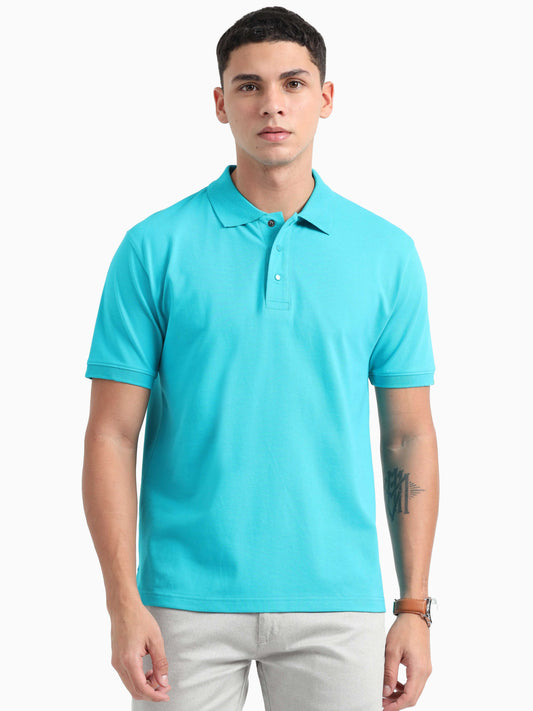 Organic Polo - Teal