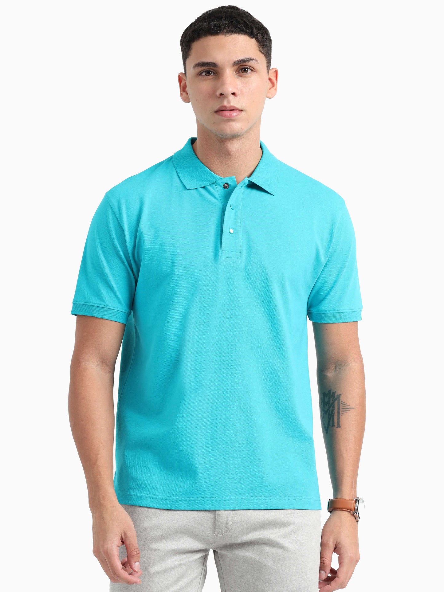 Organic Polo - Teal