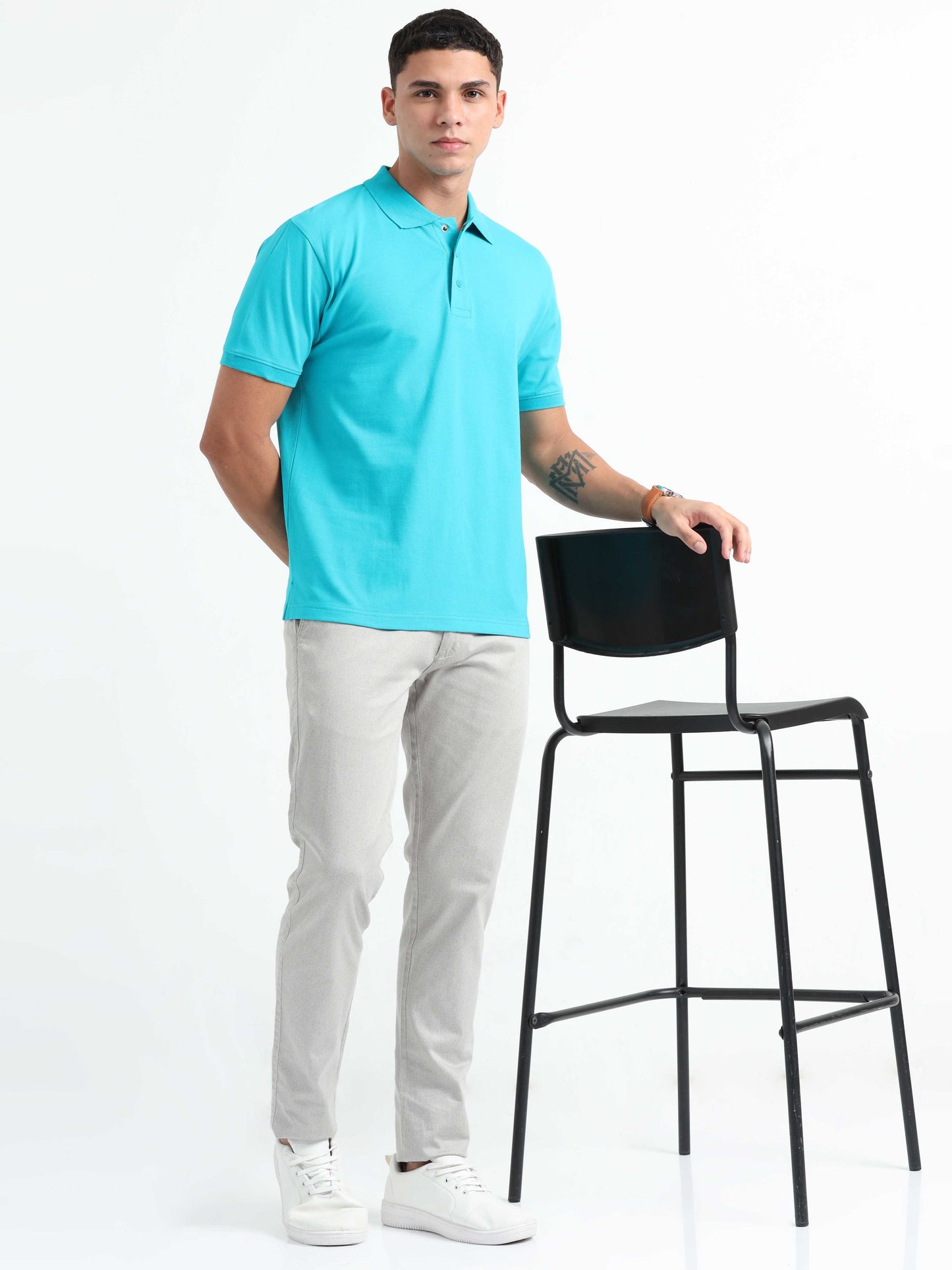 Teal Blue T-Shirt for Men