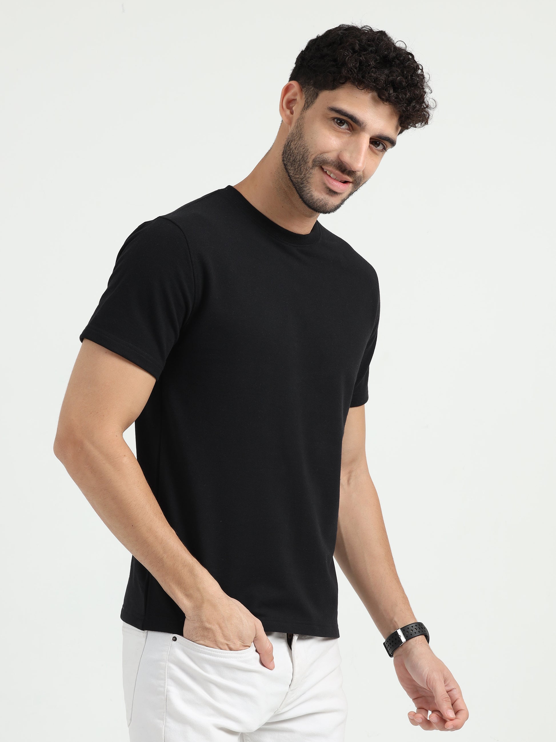 Black Sweat Absorbing Tshirt 