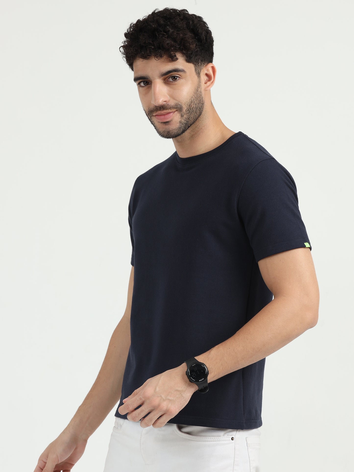  Navy Blue Sweat Absorbing T Shirt 