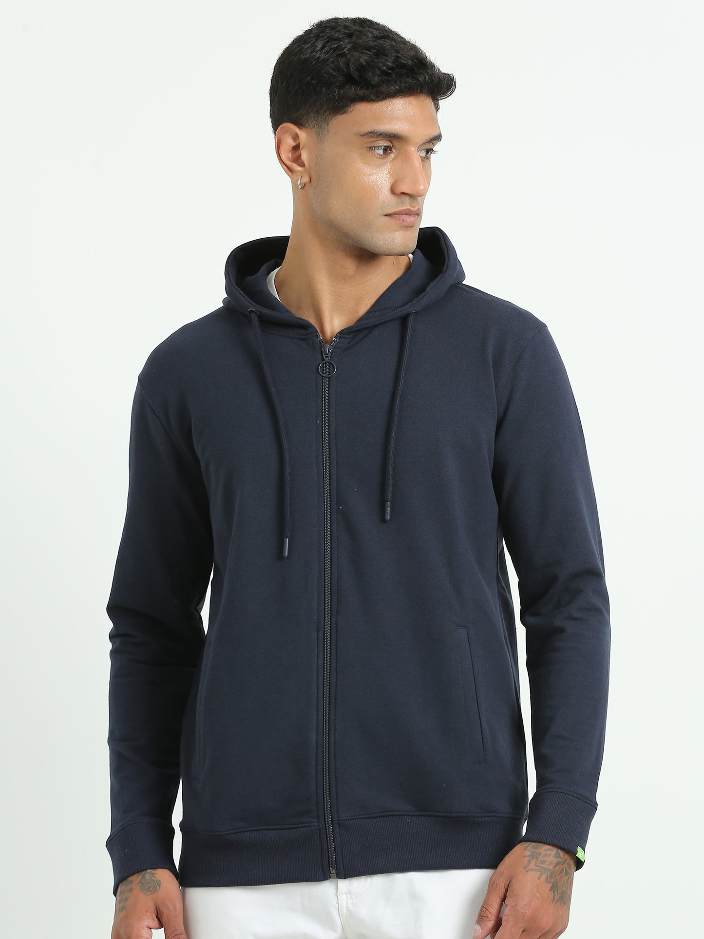 Sustainable Navy Hoodie